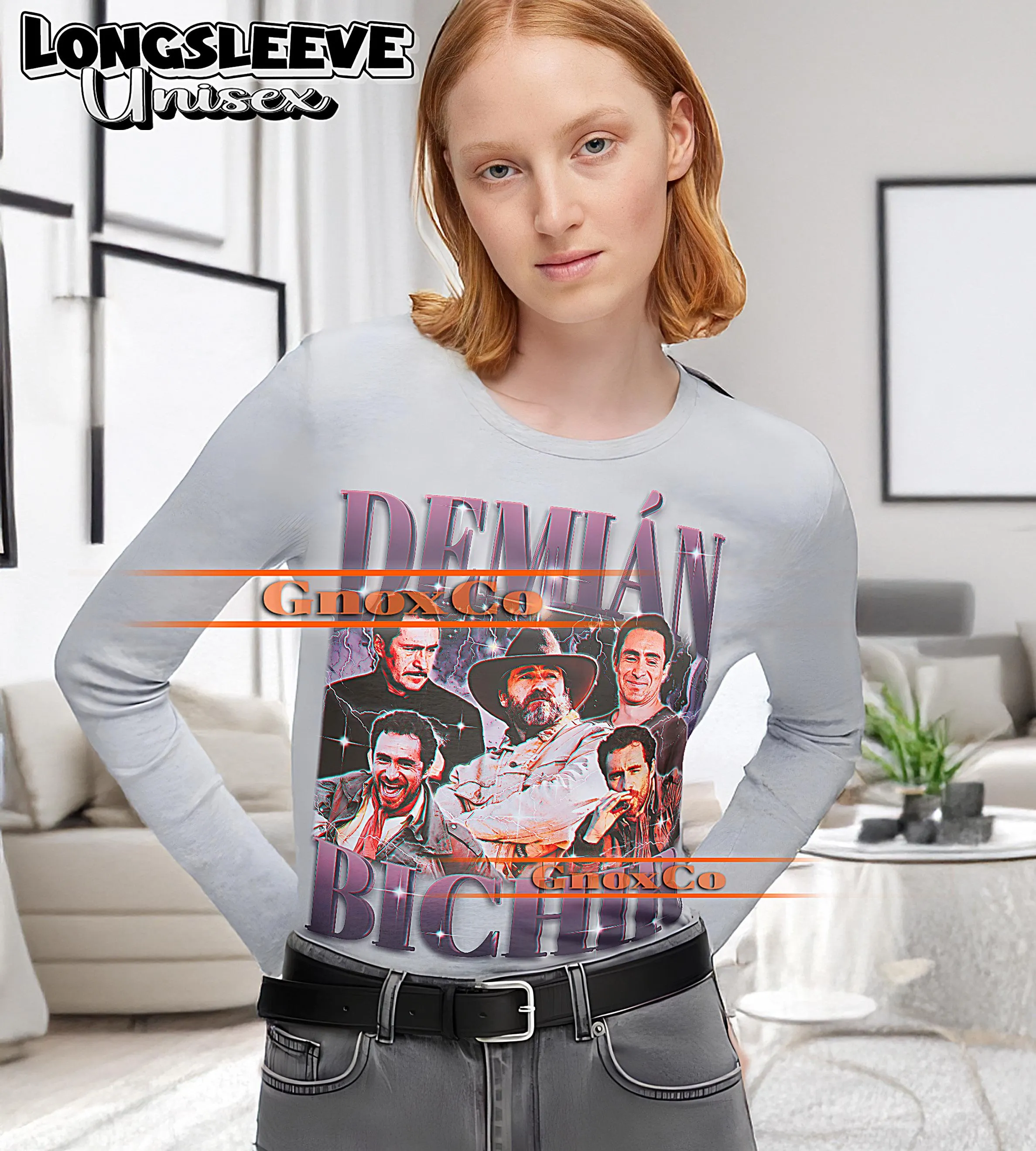 DEMIÁN BICHIR Shirt, Demián Bichir Vintage Tshirt, Demián Bichir Fan Tees, Demián Bichir Retro 90s Sweater, Demián Bichir Merch Gift #saf - image 4