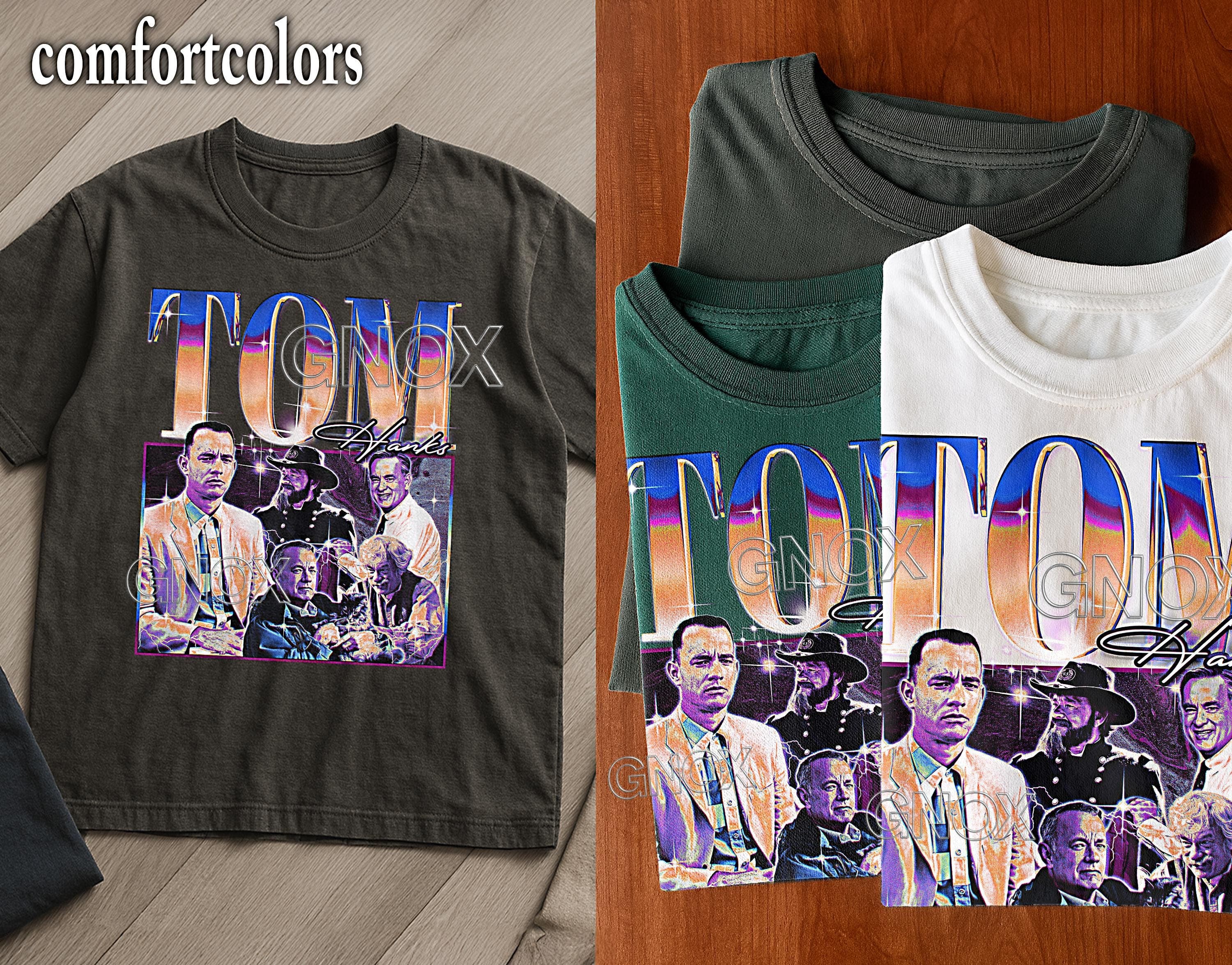 TOM HANKS Shirt, Tom Hanks Tshirt, Tom Hanks Fan Tees, Tom Hanks Retro 90s Sweater, Tom Hanks Merch Gift #saf - image 3
