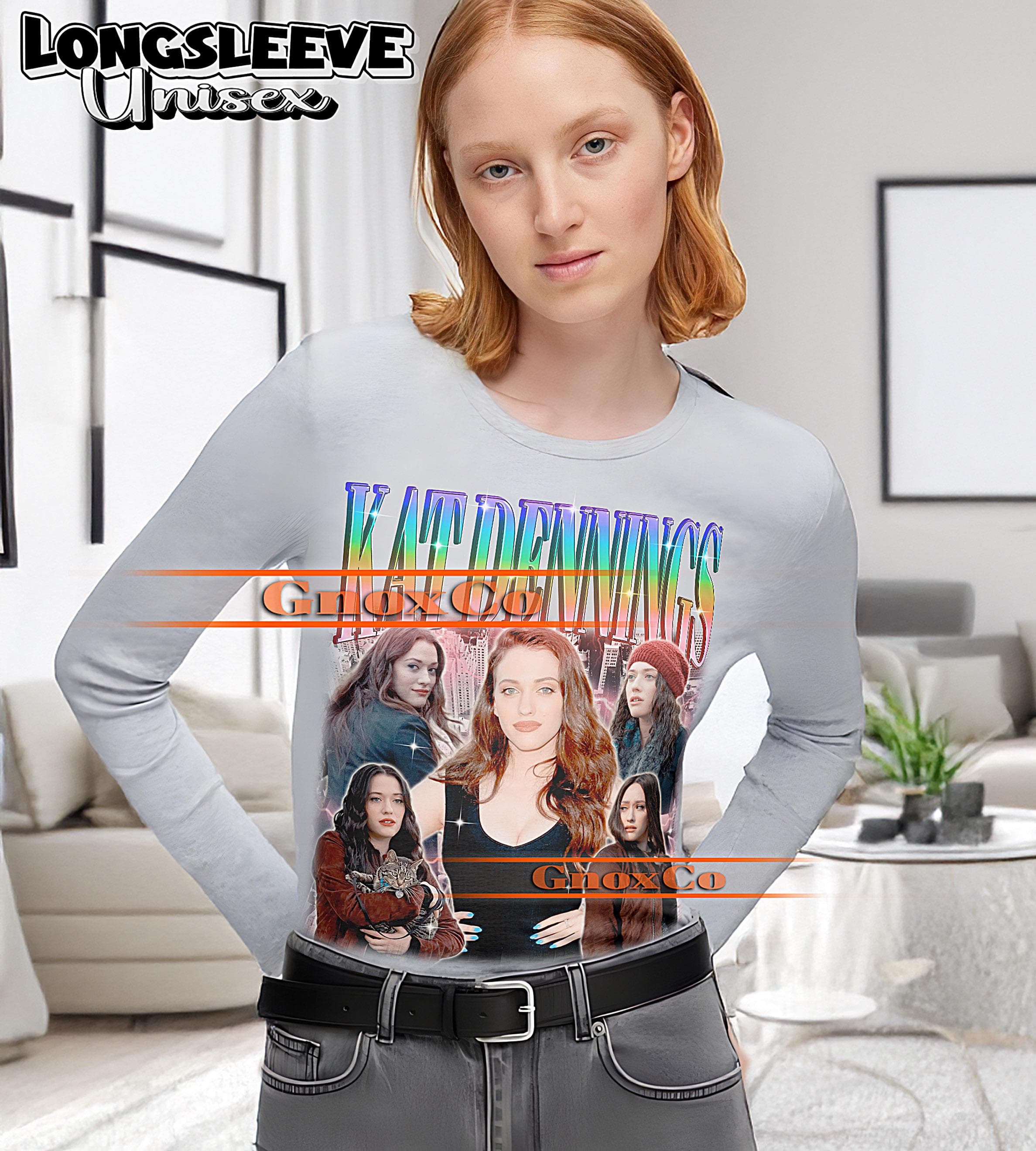 KAT DENNINGS Vintage Shirt, Kat Dennings Homage Tshirt, Kat Dennings Fan Tees, Kat Dennings Retro 90s Sweater, Kat Dennings Merch Gift #ari - image 4