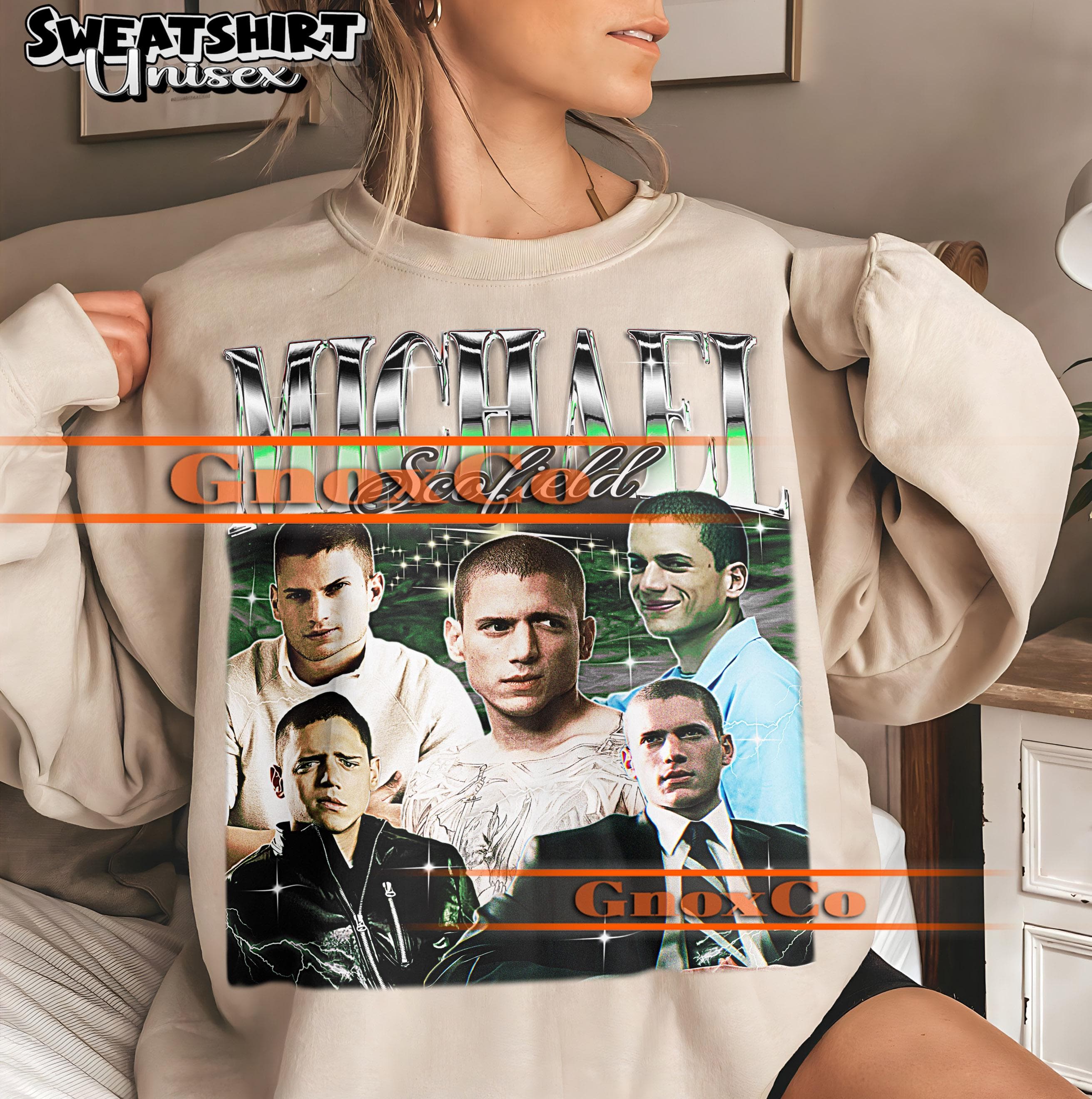 MICHAEL SCOFIELD Vintage Shirt, Michael Scofield Tshirt, Michael Scofield Fan Tees, Michael Scofield Retro 90s Sweater Merch Gift #saf - image 4