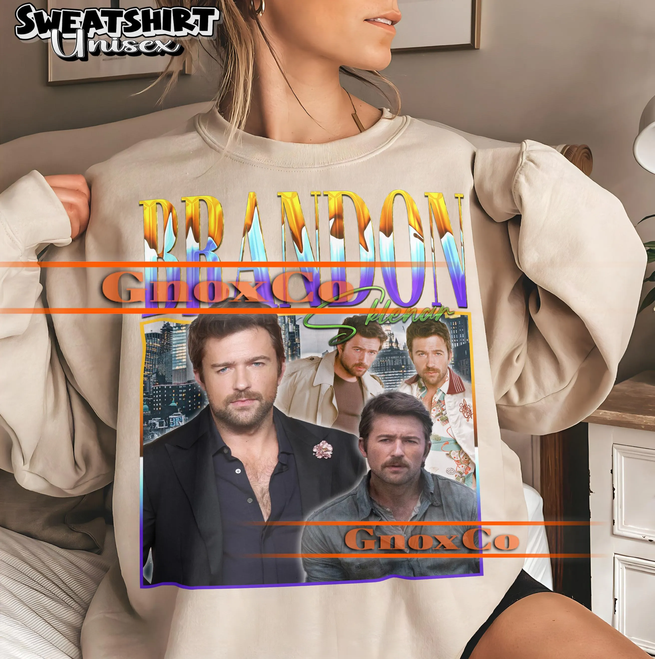 BRANDON SKLENAR Vintage Shirt, Brandon Sklenar Tshirt, Brandon Sklenar Tees, Brandon Sklenar Retro 90s Sweater, Brandon Sklenar Gift #tpc - image 5