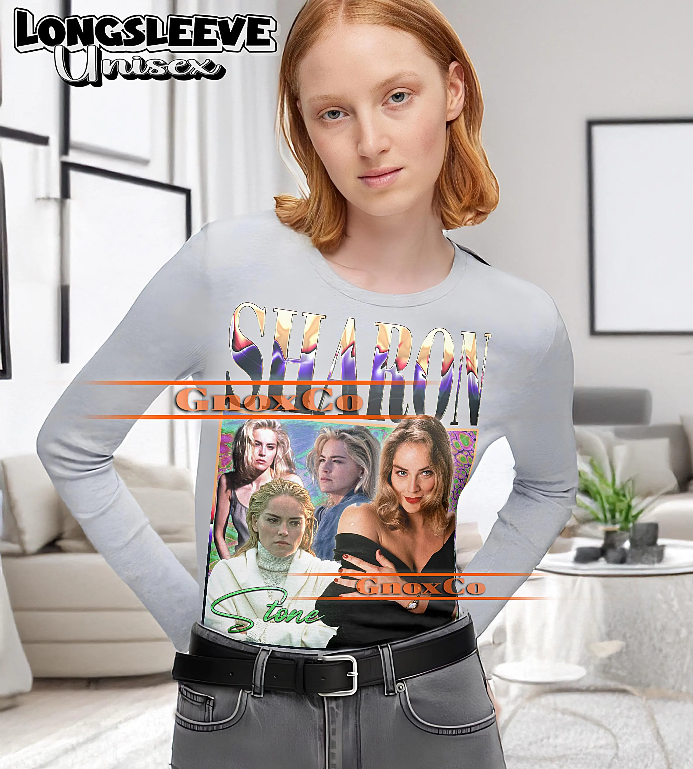SHARON STONE Retro Shirt, Sharon Stone Vintage Tshirt, Sharon Stone Fan Tees, Sharon Stone Retro 90s Sweater, Sharon Stone Merch Gift #tpc - image 5