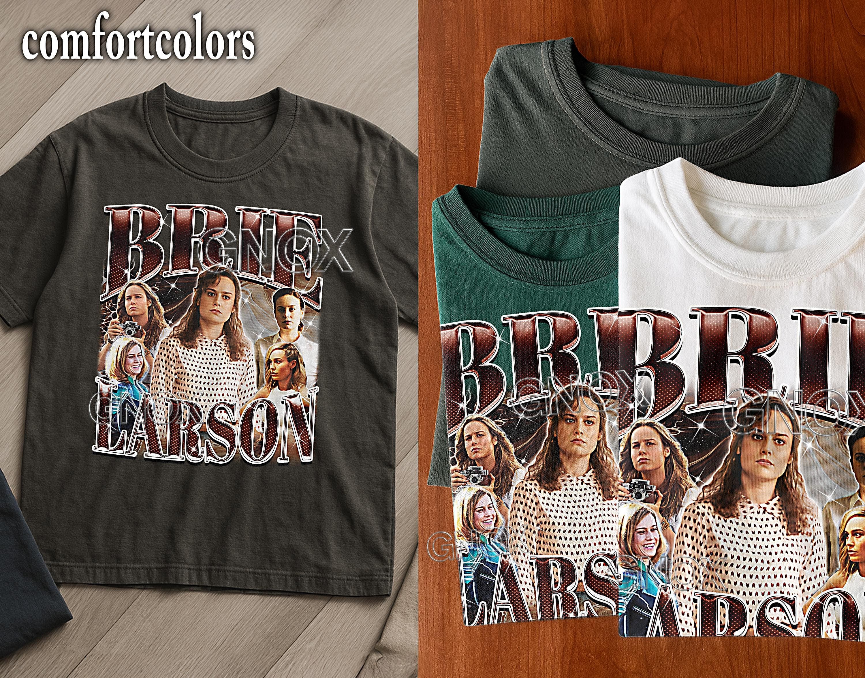 BRIE LARSON Shirt, Brie Larson Vintage Tshirt, Brie Larson Bootleg Tee, Brie Larson Retro 90s Sweater, Brie Larson Merch  #saf - image 5