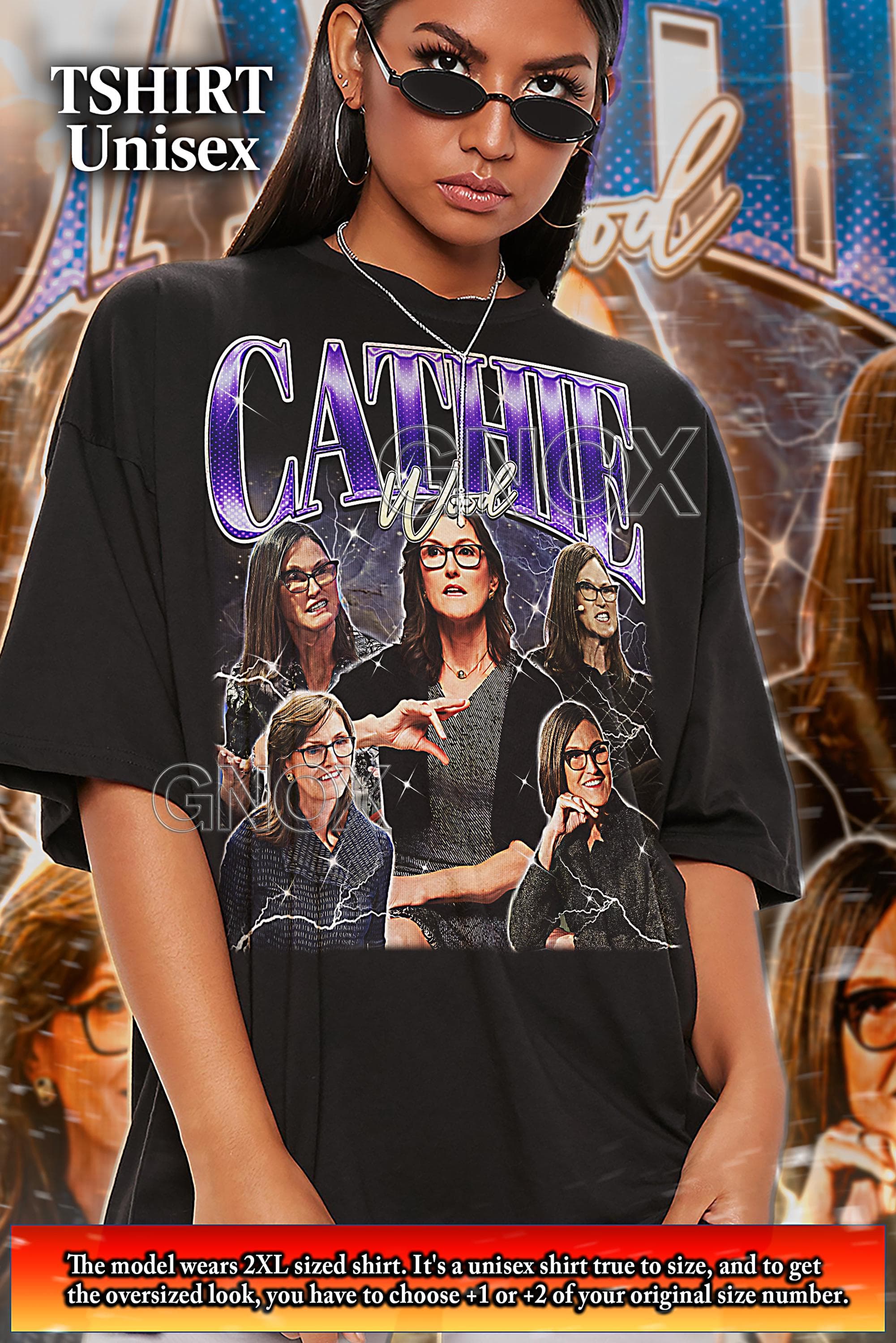 CATHIE WOOD Shirt, Cathie Wood Tshirt, Cathie Wood Retro Tees, Cathie Wood Retro 90s Sweater, Cathie Wood Merch Gift #saf