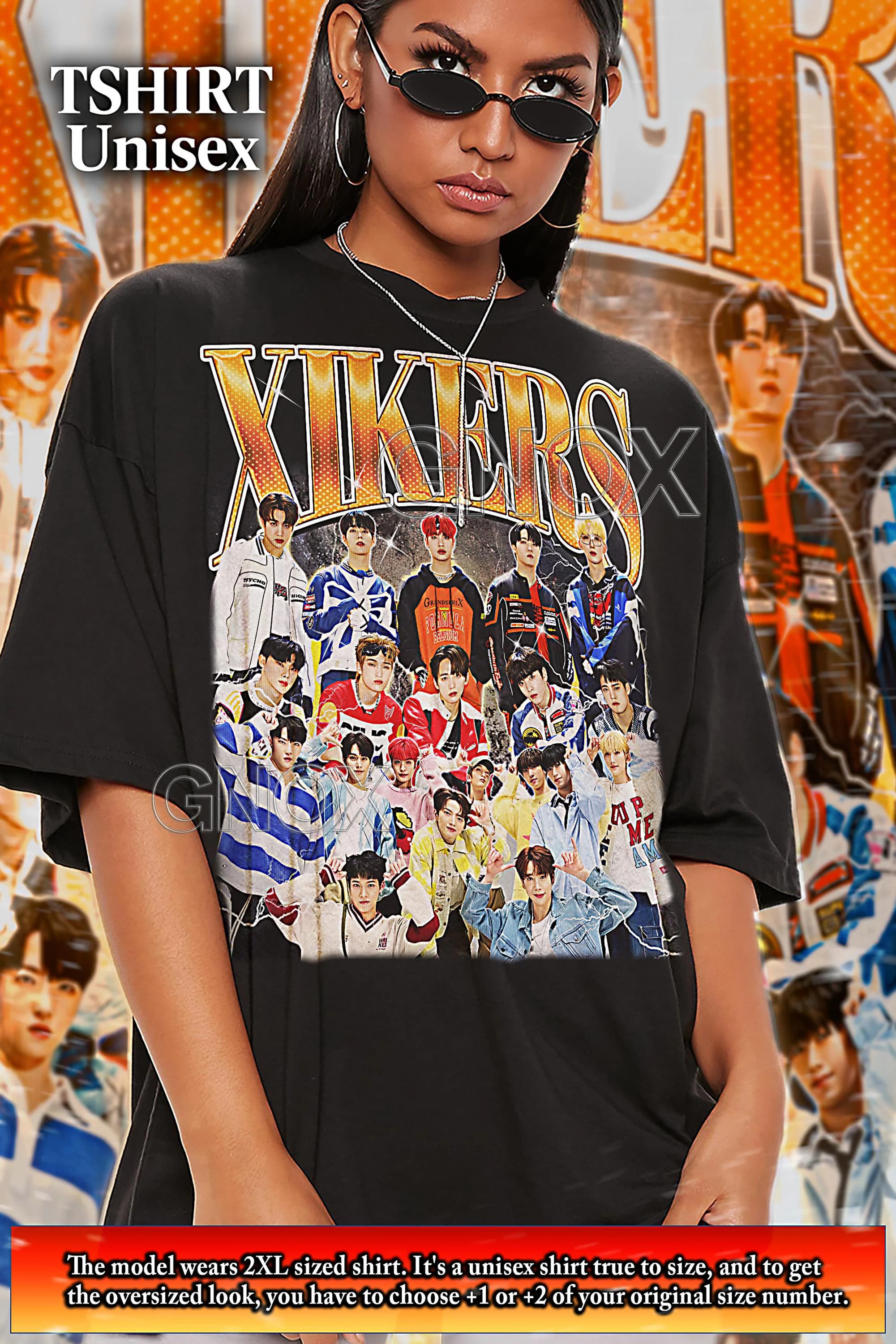 XIKERS Idol Shirt, Xikers Kpop Tshirt, Xikers Korean Pop Tees, Xikers Retro 90s Sweater, Xikers Merch Gift, Xikers Kpop Merch #saf