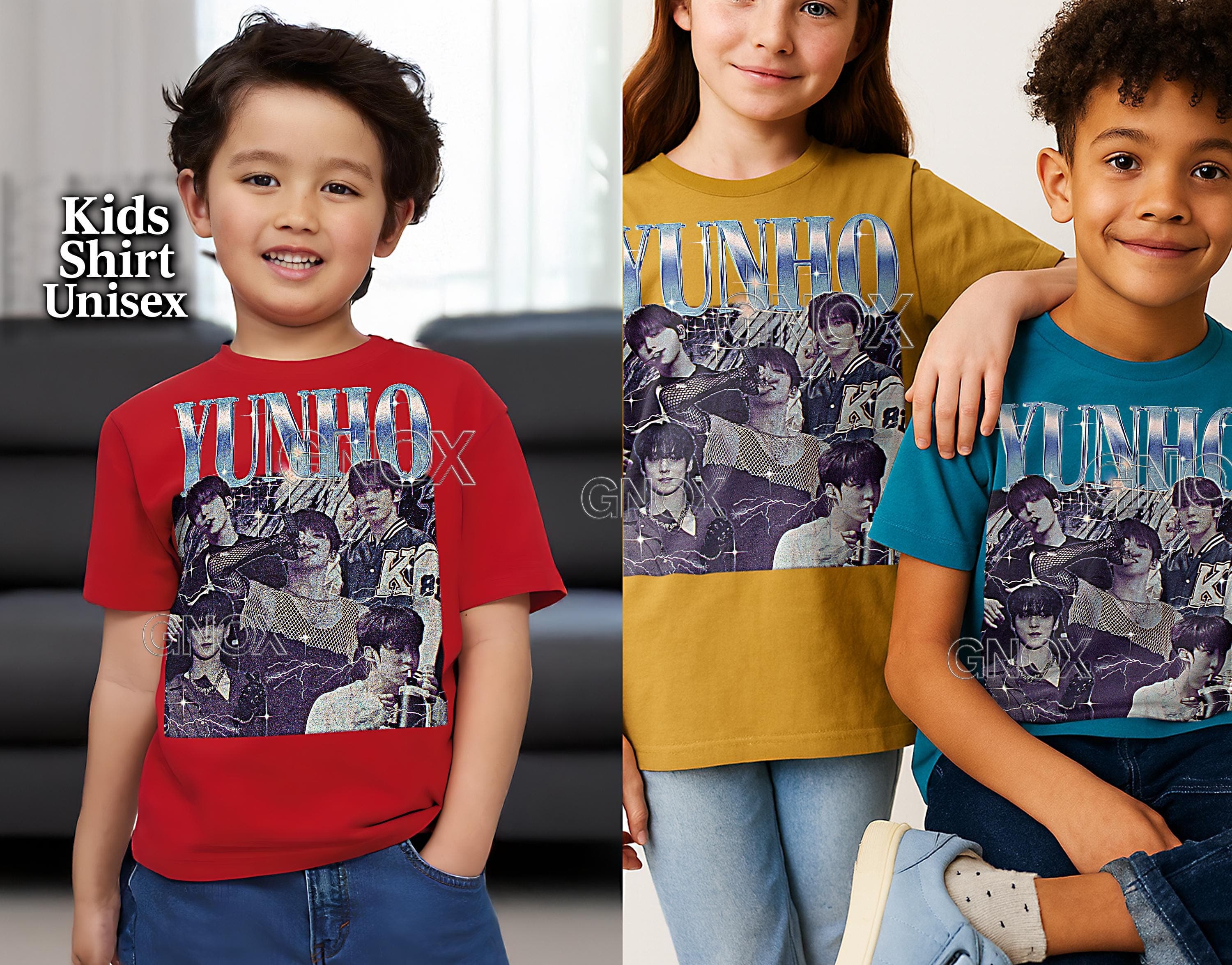 YUNHO Shirt, Yunho Idol Tshirt, Yunho Kpop Idol Tee, Yunho Retro 90s Sweater, Yunho Merch Gift, Yunho Ateez Shirt, Yunho Ateez Merch #saf - image 4