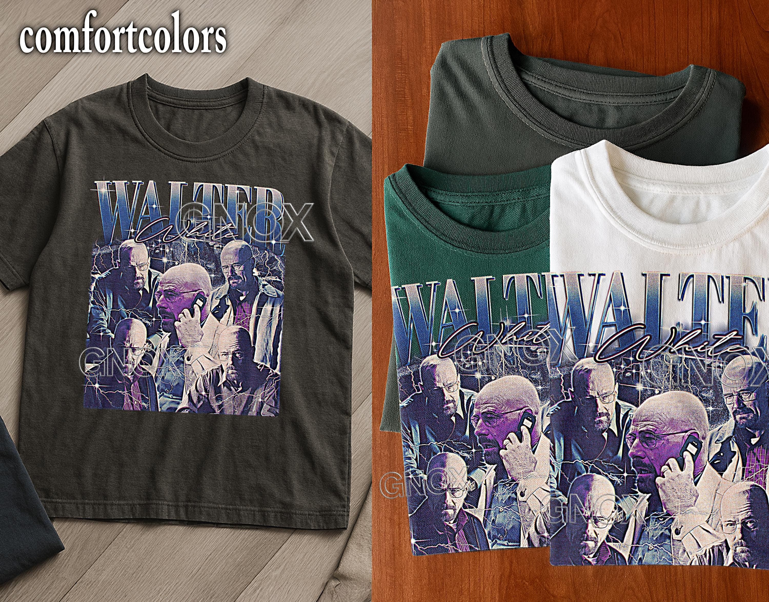 WALTER WHITE Shirt, Walter White Tshirt, Walter White Fan Tees, Walter White Retro 90s Sweater, Walter White Merch Gift #saf - image 3