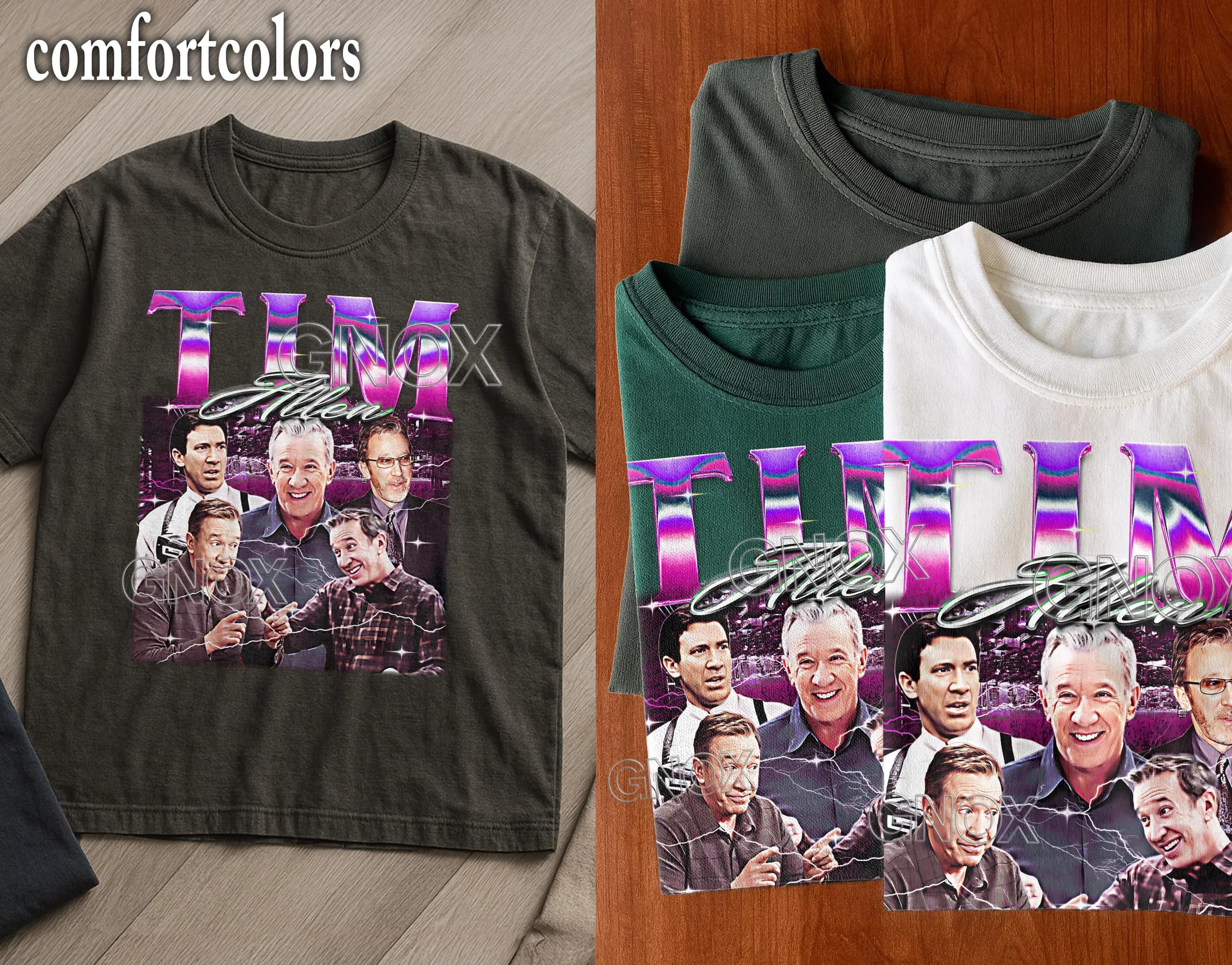 Vintage Tim Allen T-Shirt, 90s Bootleg Style Tim Allen Merch, Retro Tim Allen Graphic Tee, Classic 90s Comedy Unisex Shirt #saf - image 3