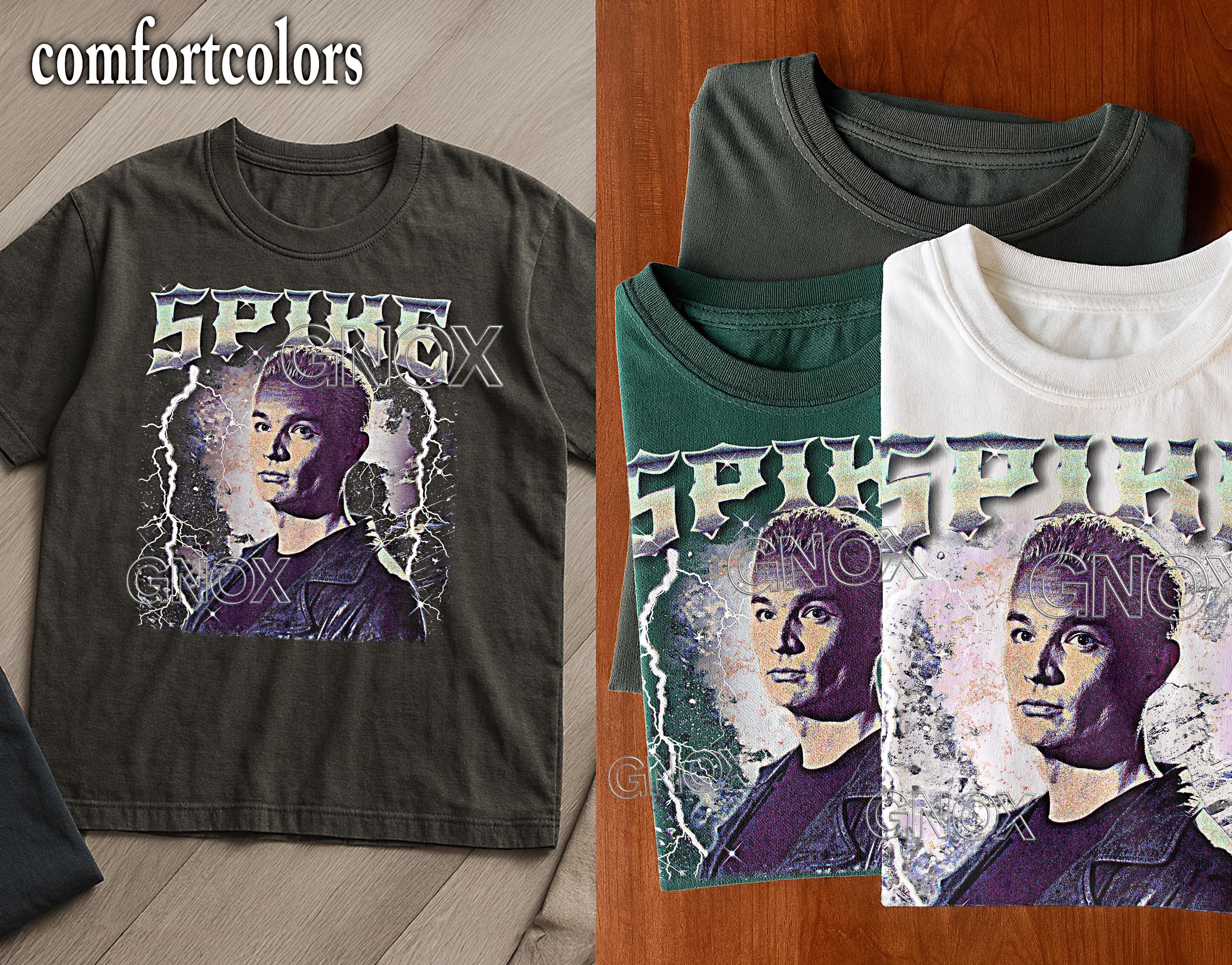 BUFFY SPIKE Shirt, Buffy Spike Tshirt, Buffy Spike Fan Tees, Buffy Spike Retro 90s Sweater, Buffy Spike Merch Gift #saf - image 5