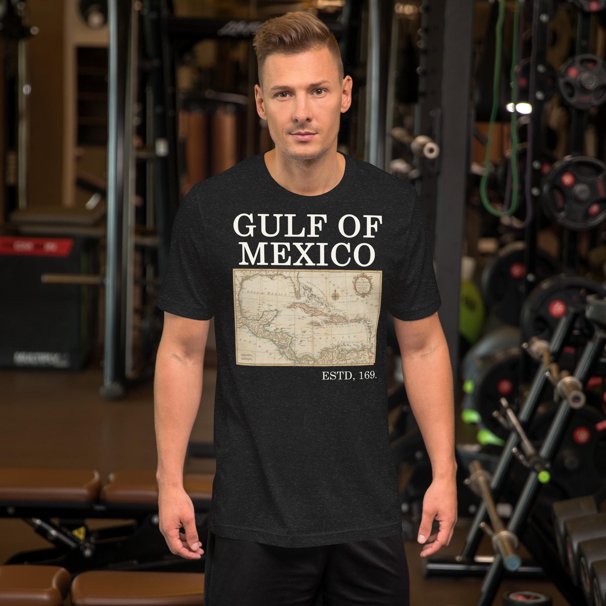Gulf of Mexico since 1692 Historical Fact Map Mexican Gulf Anti Trump T-shirt