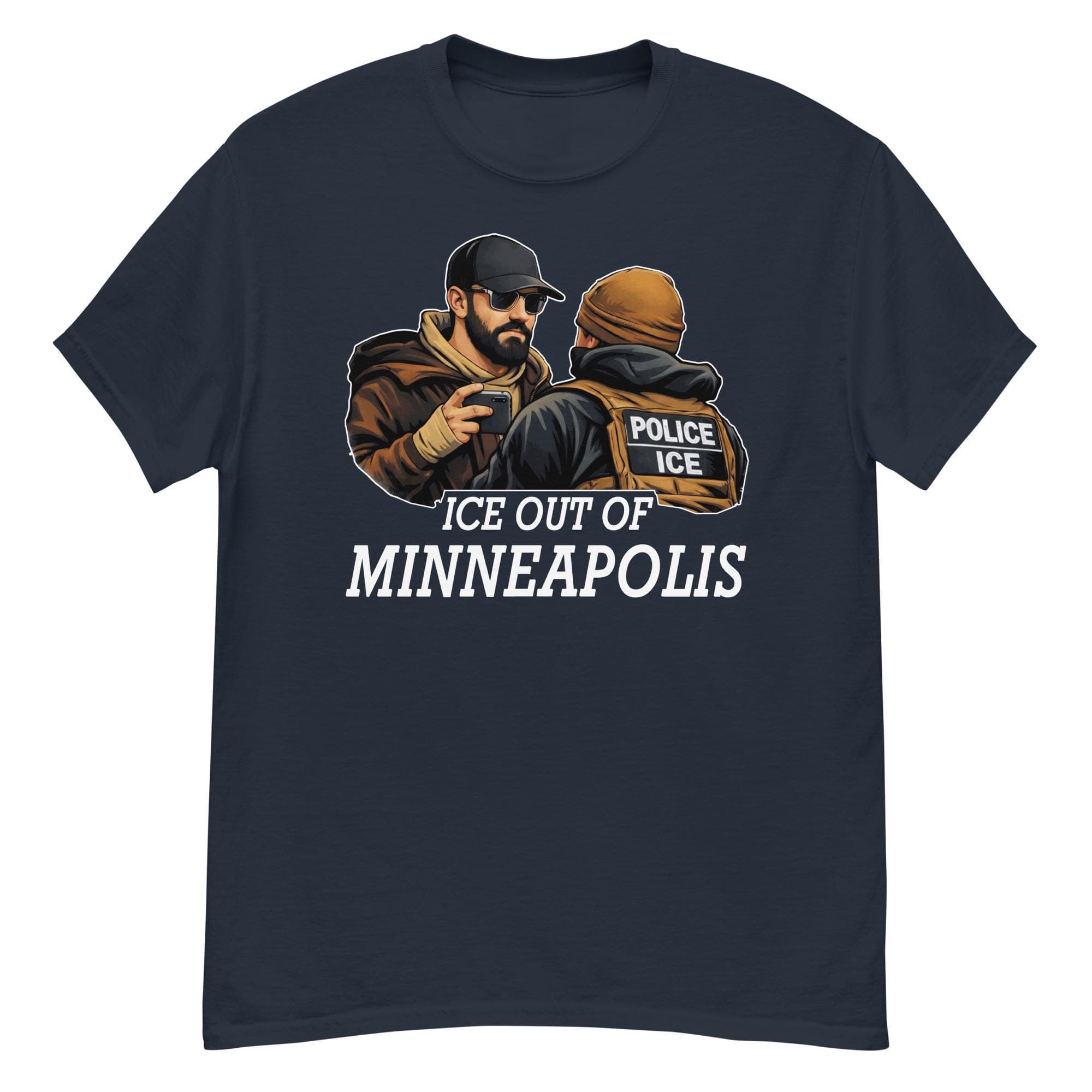 Justice For Alex Pretti Tee ICE Out Of Minneapolis Immigrant Justice & Local Activism Protest Tee