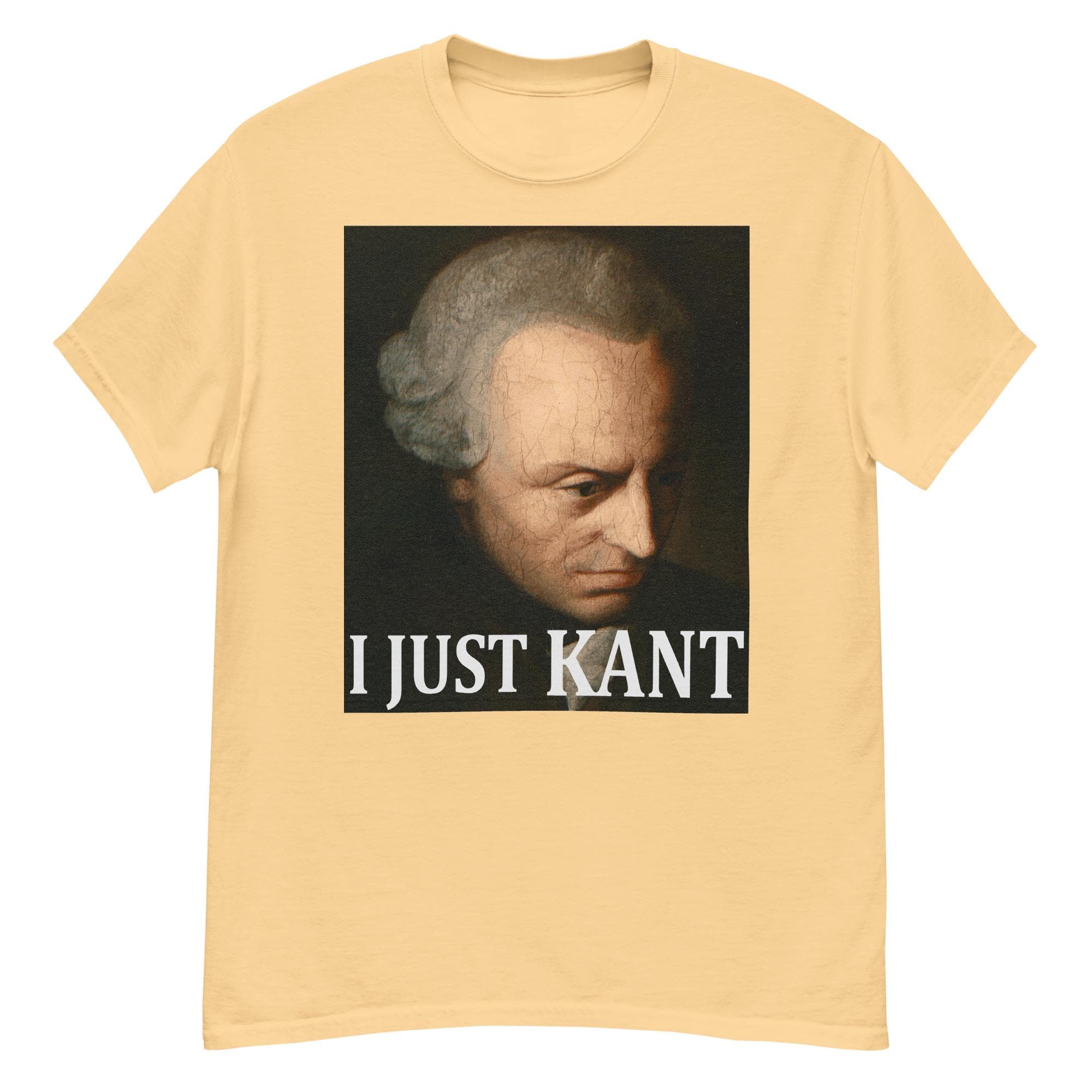 I Just Kant Funny T-Shirt | Immanuel Kant Philosophy Joke & Philosopher Meme Tee