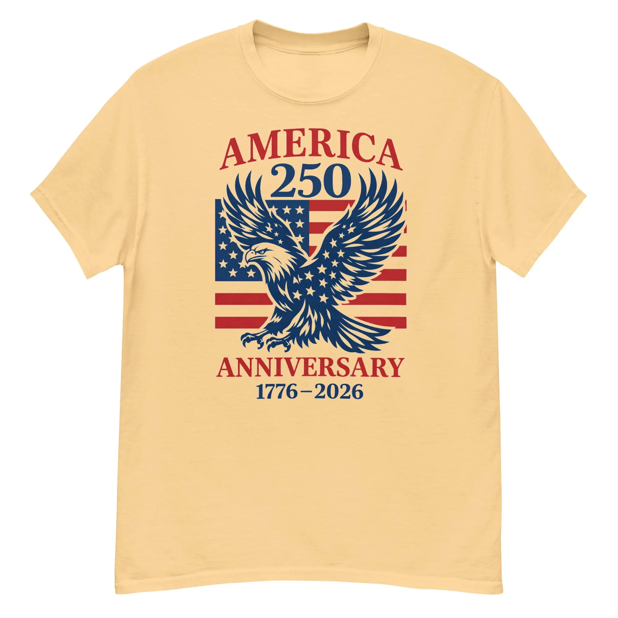Patriotic Eagle USA T-shirt, 250th Anniversary America Shirt, 250 Years of Freedom Tshirt