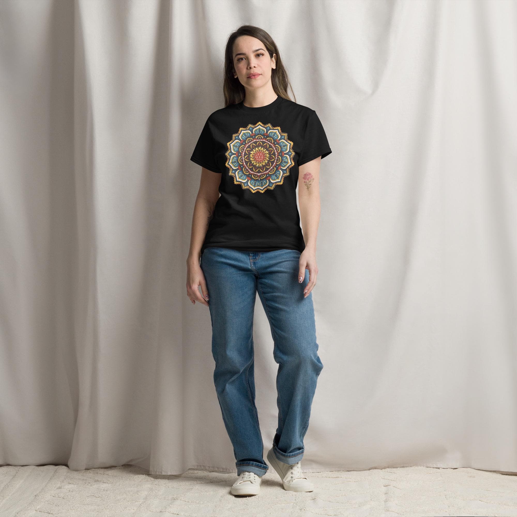 Mandala Protest T-Shirt Subtle Anti-Trump & Feminist Resistance Shirt with Symbolic Design Tshirt