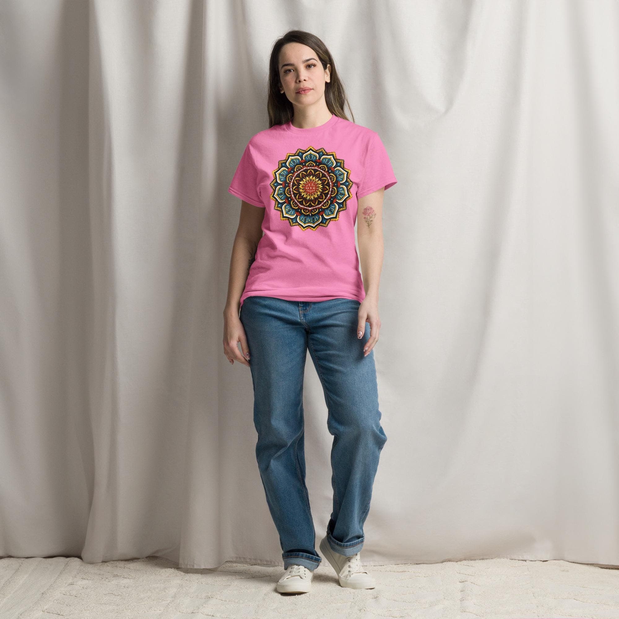 Mandala Protest T-Shirt Subtle Anti-Trump & Feminist Resistance Shirt with Symbolic Design Tshirt