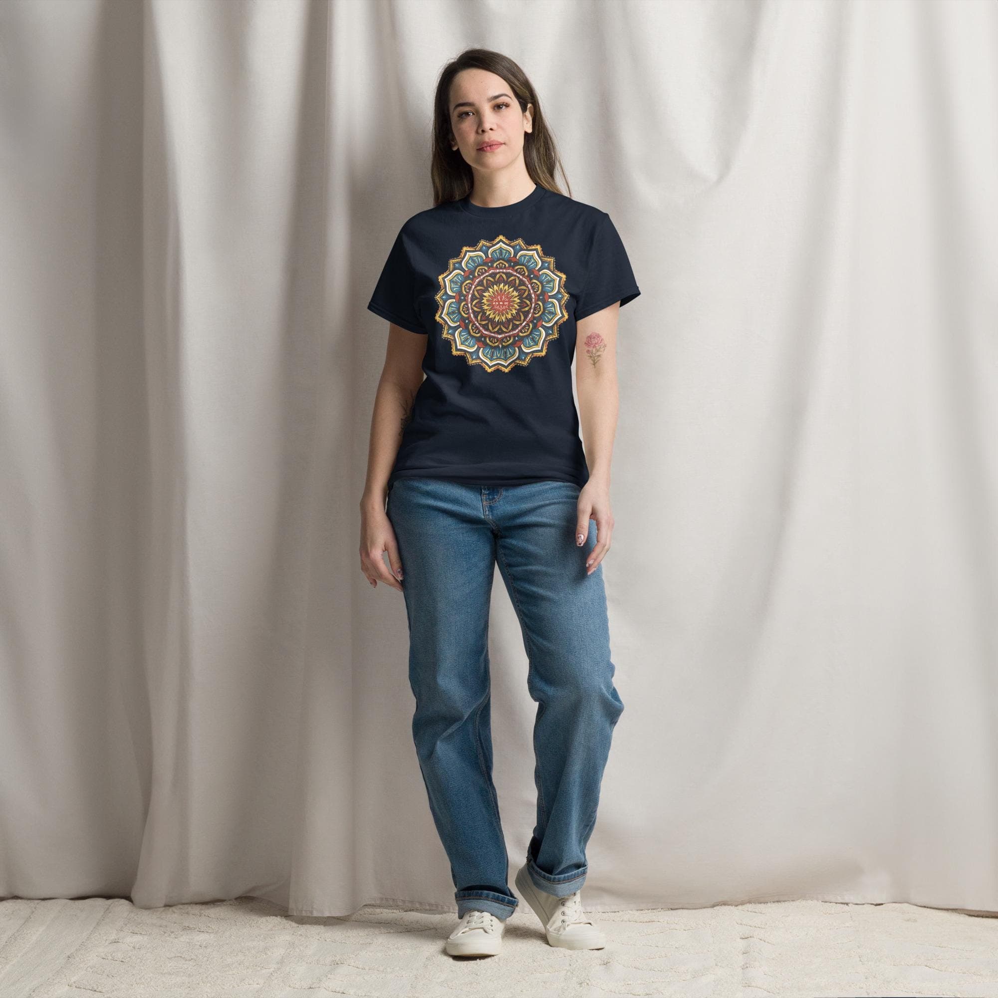 Mandala Protest T-Shirt Subtle Anti-Trump & Feminist Resistance Shirt with Symbolic Design Tshirt