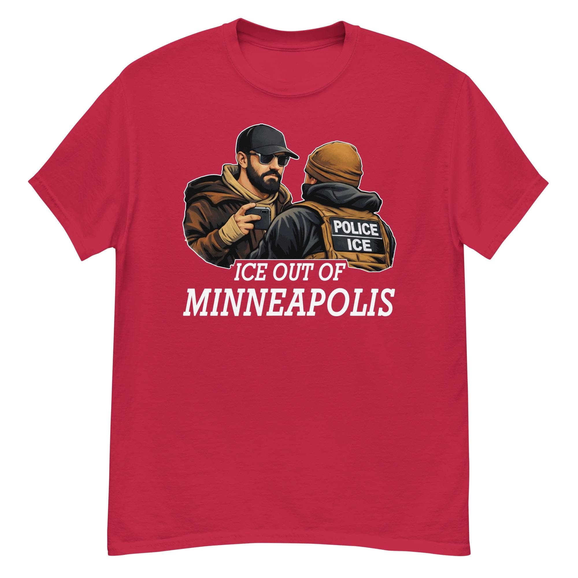 Justice For Alex Pretti Tee ICE Out Of Minneapolis Immigrant Justice & Local Activism Protest Tee