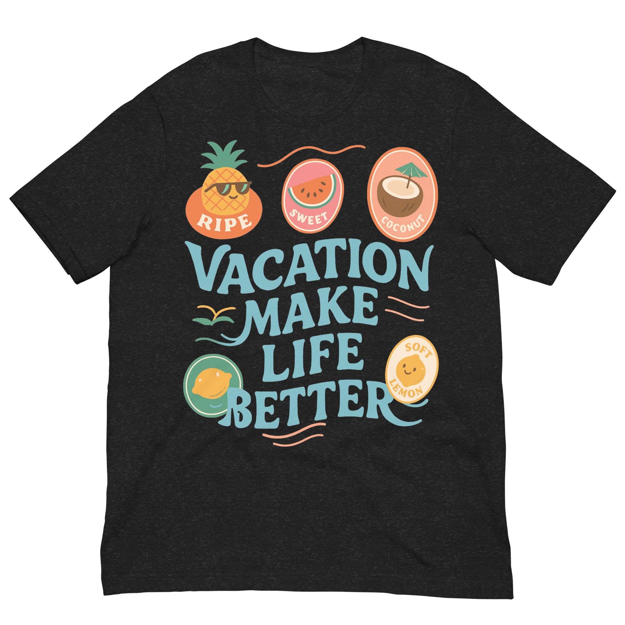 Vacation make Life better Cool Summer Vibe beach Vacation t-shirt