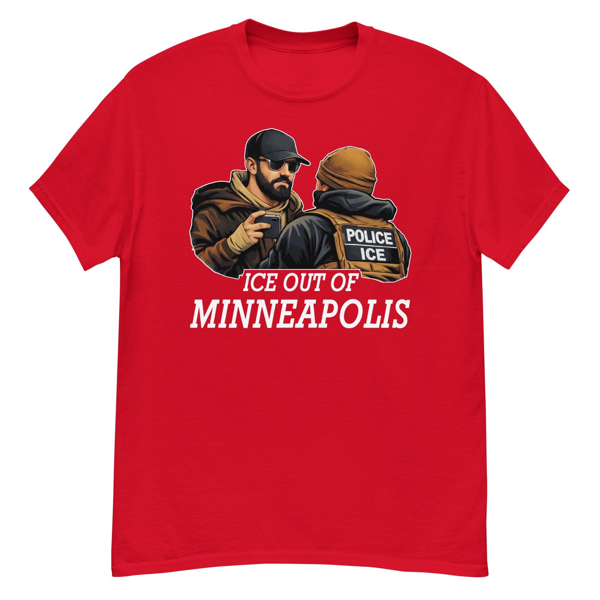 Justice For Alex Pretti Tee ICE Out Of Minneapolis Immigrant Justice & Local Activism Protest Tee
