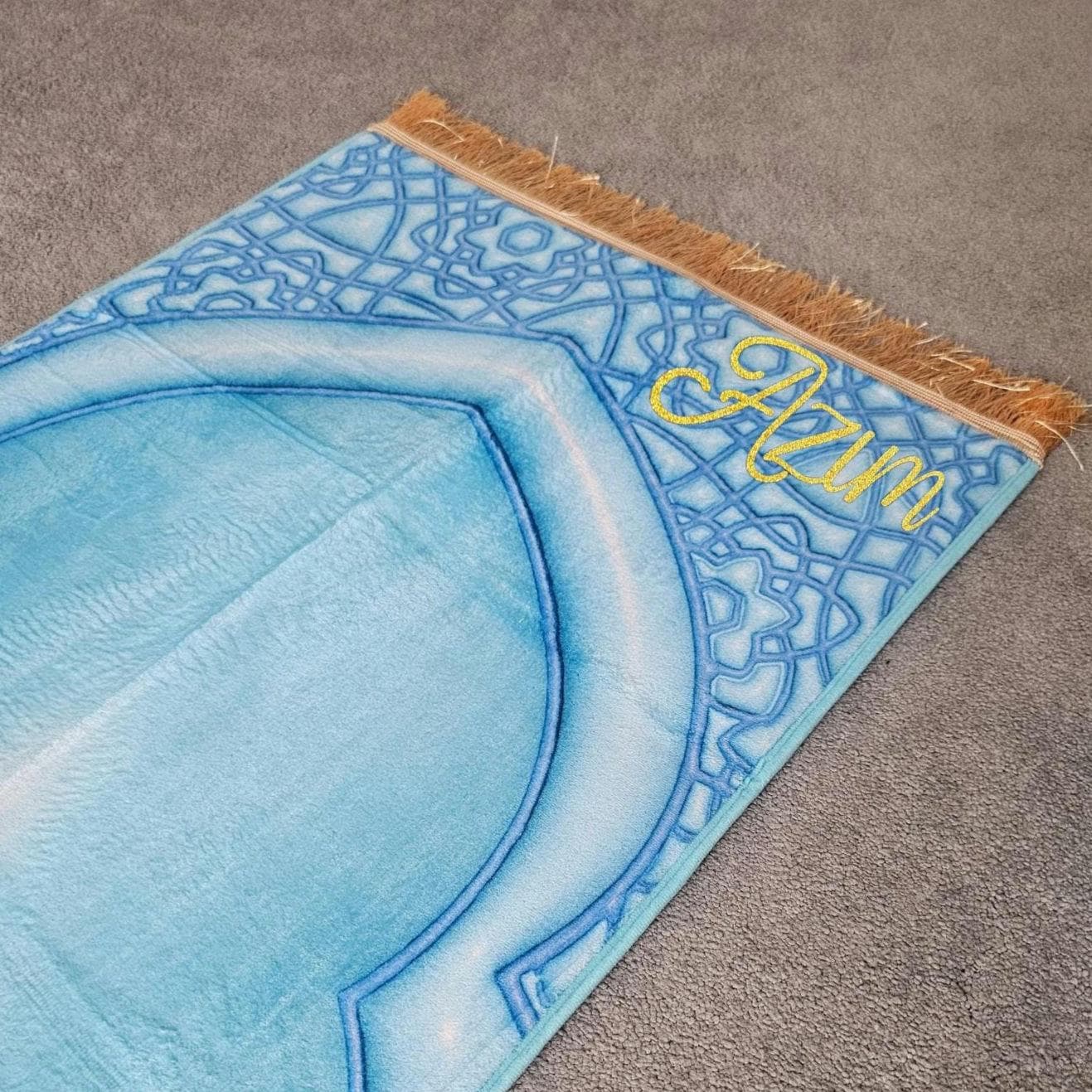 Kids Custom Thick Foam Prayer Mat, Ideal for Eid,Islamic Gifts, birthday,Personalized Custom Foam Prayer Mat for children - image 4