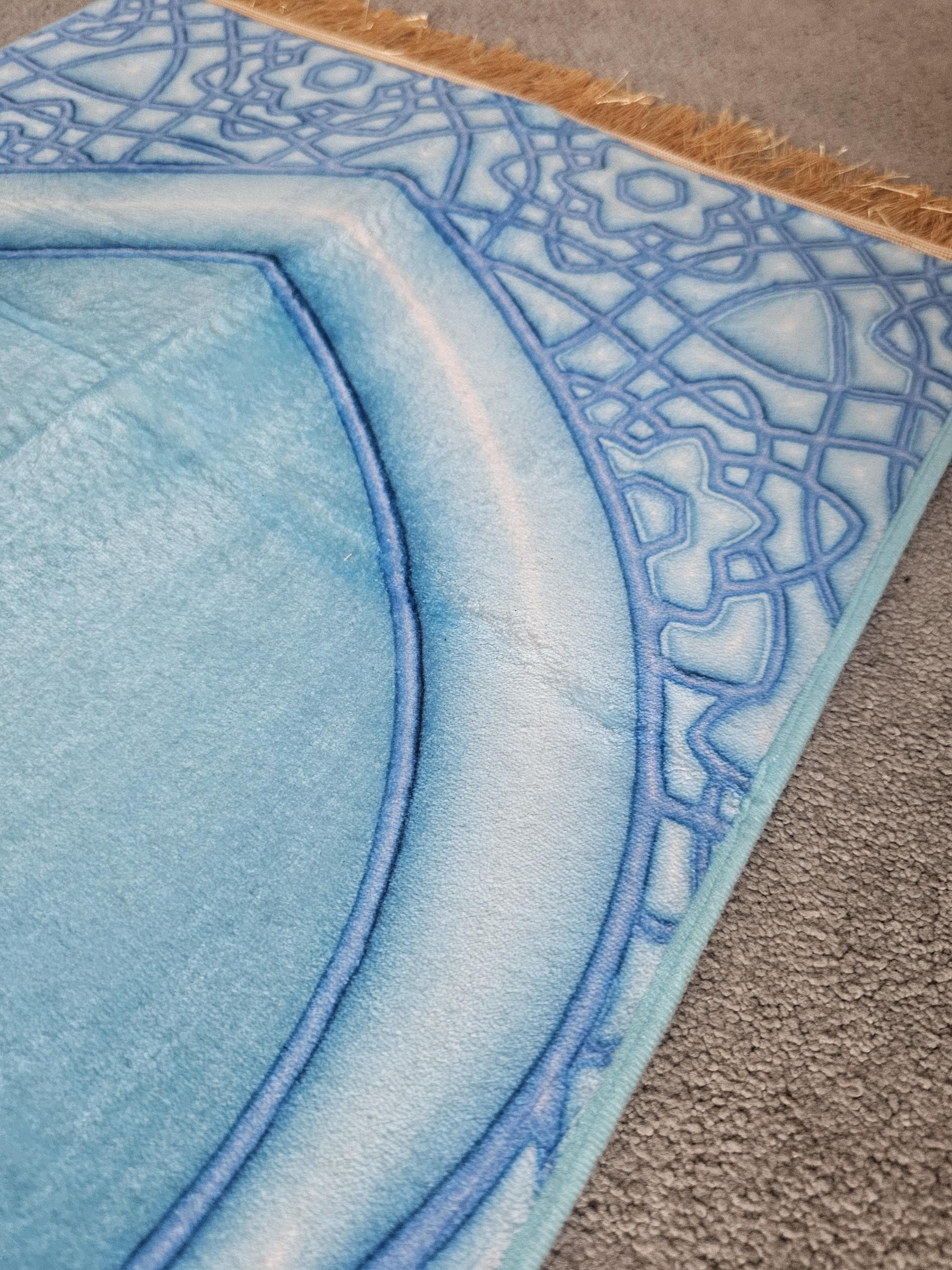 Kids Custom Thick Foam Prayer Mat, Ideal for Eid,Islamic Gifts, birthday,Personalized Custom Foam Prayer Mat for children - image 2