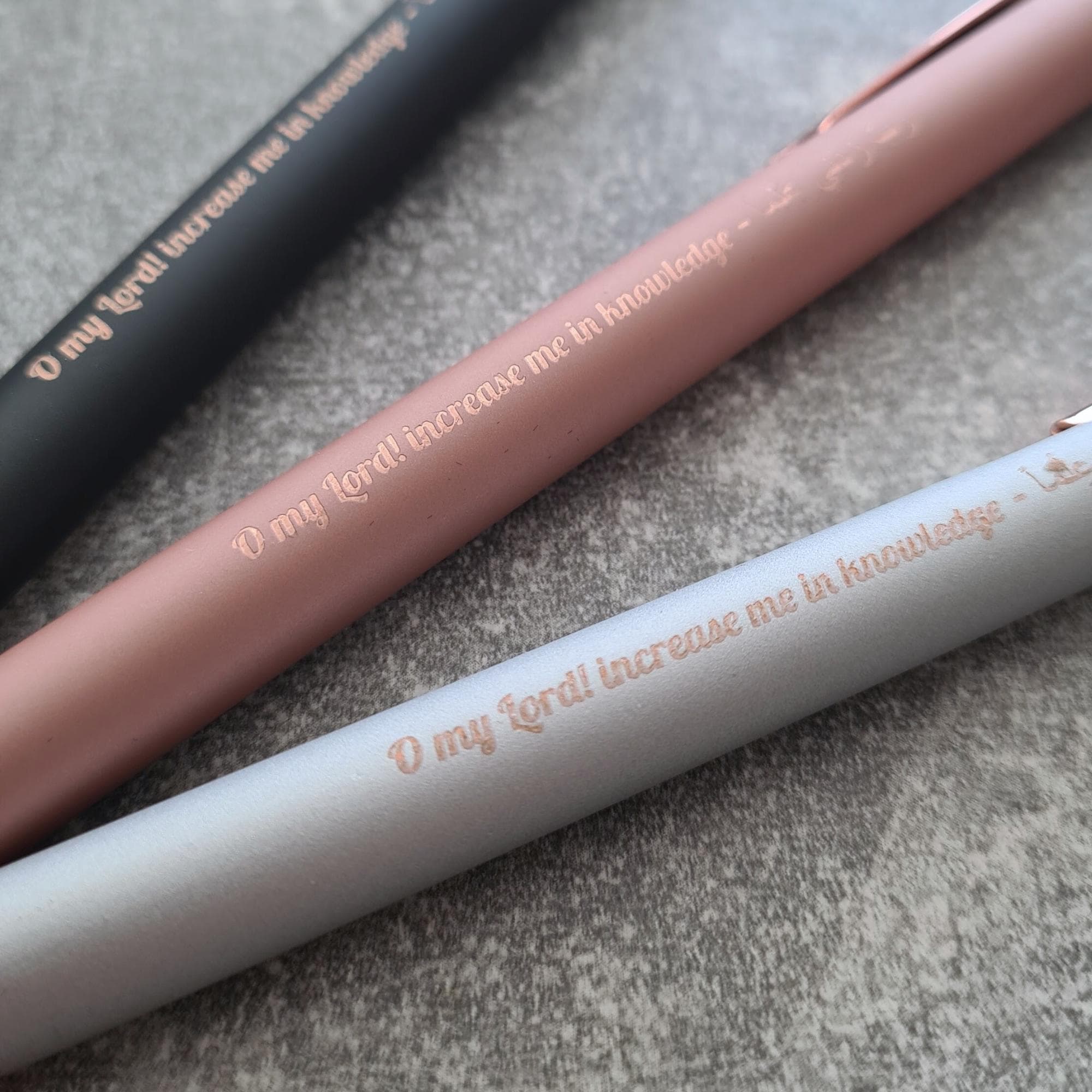 Rabbi Zidni Ilma" Gravierter Kugelschreiber | Personalisierter Stift mit Arabischer Gravur | Eid Geschenk | Islamische Geschenkidee - image 3
