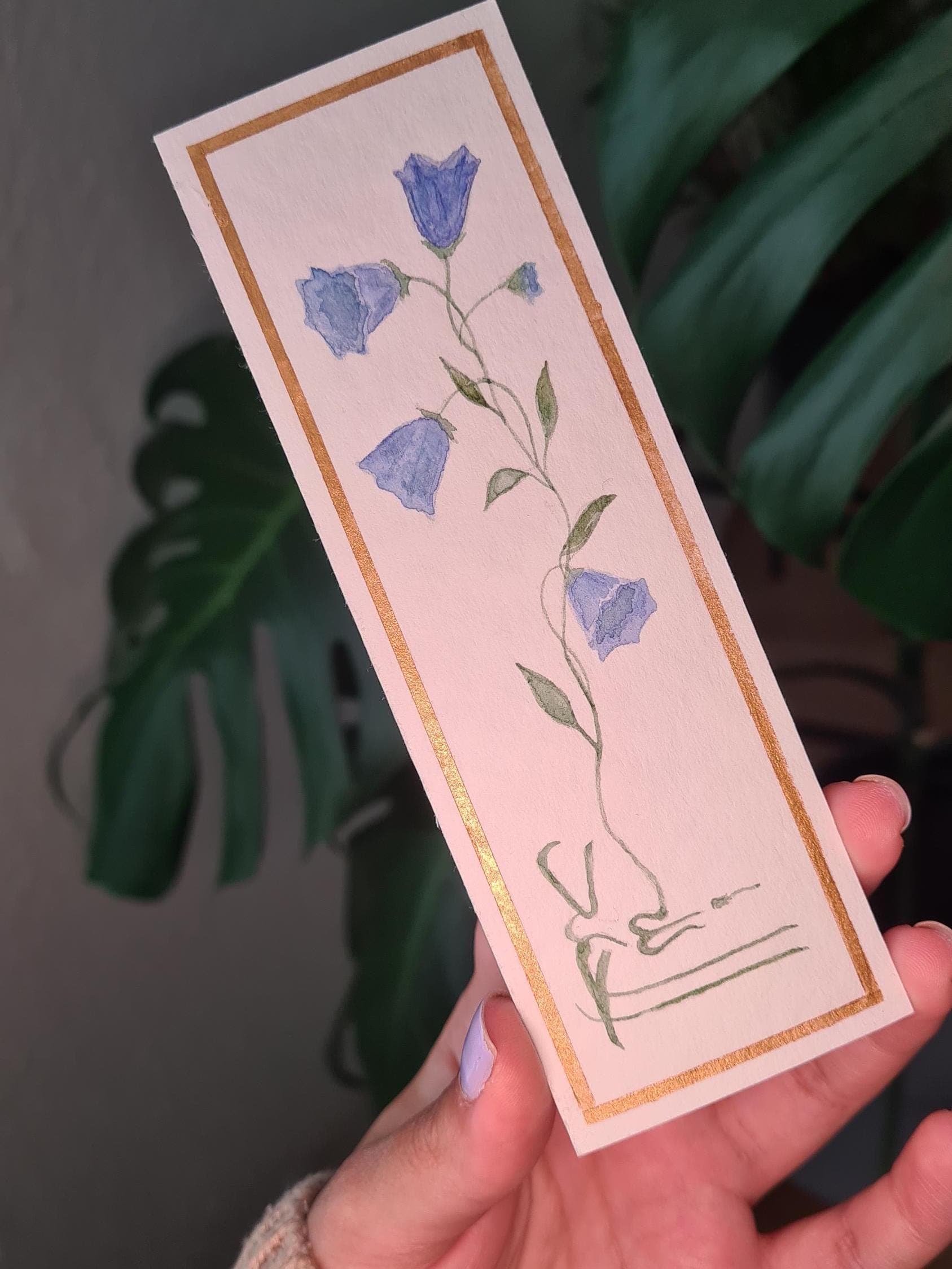 Islamic 'Alhamdulillah' Flower Bookmark - Arabic Calligraphy Art - Handmade Islamic Gift - image 3