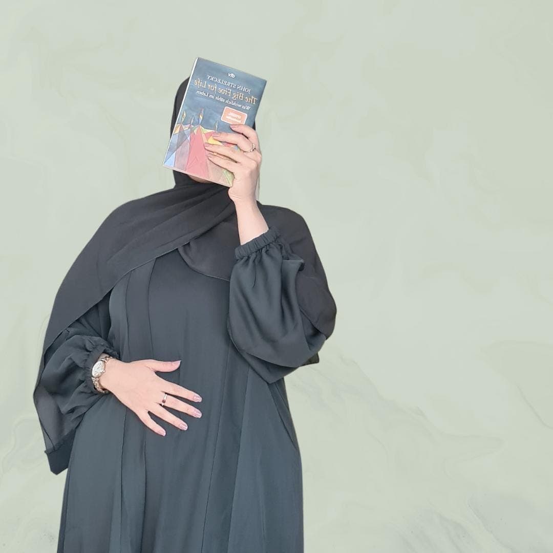 3-teiliges Smaragdgrünes Abaya-Set mit Hijab, Unterkleid und Gürtel – Perfekt für Eid, Ramadan, islamische Mode, bescheidene Mode - image 3