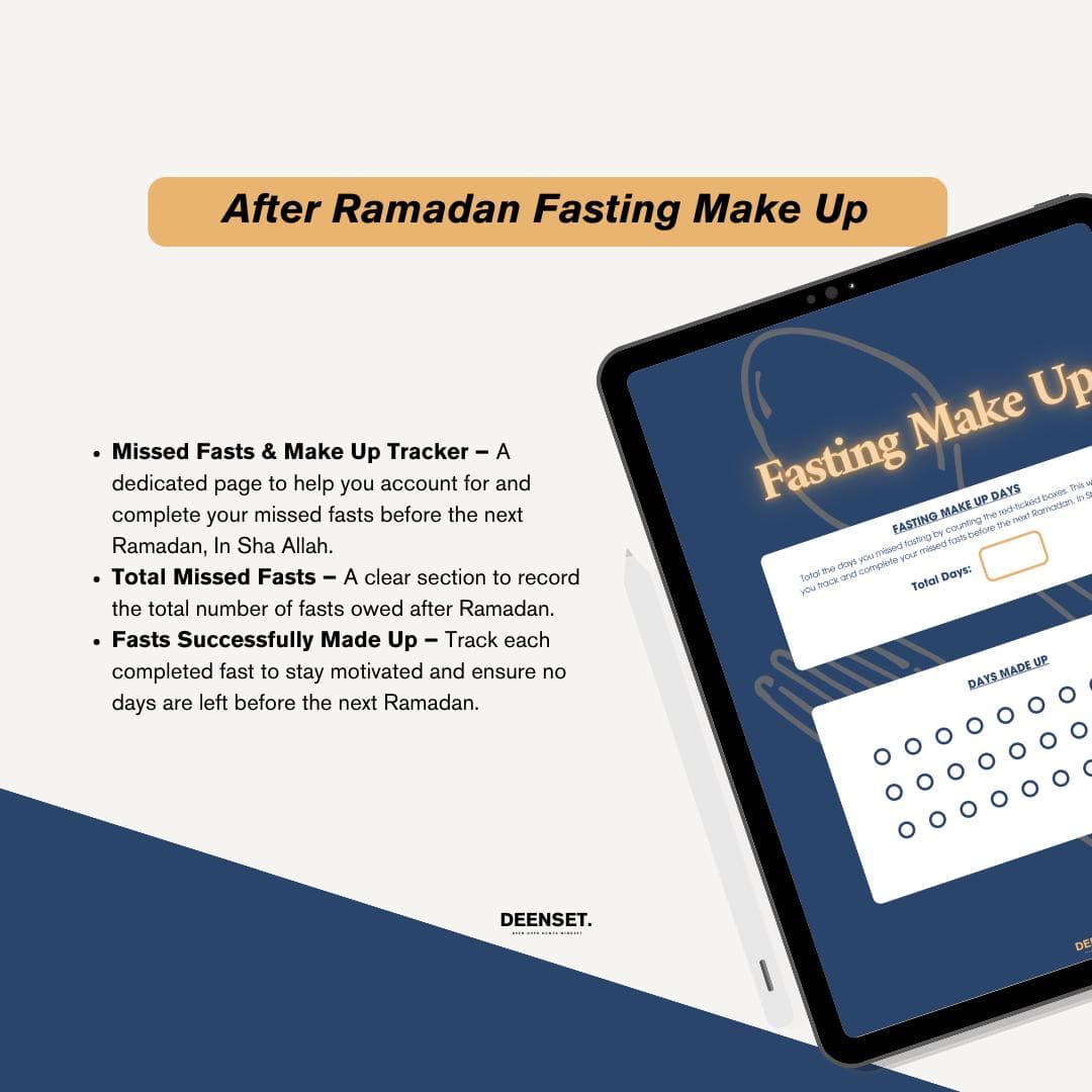 Ramadan 2025 Tracker, Ramadan, Muslim Journal, Muslim Journaling, Ramadan Journal, Reflection,Printable PDF - image 5