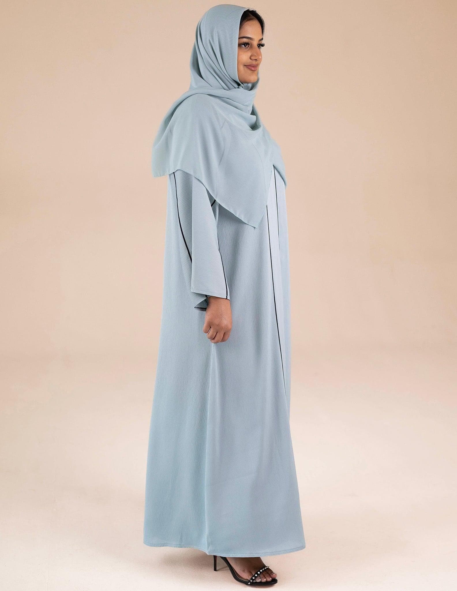 Essential Closed Fiza Blue Abaya - image 3