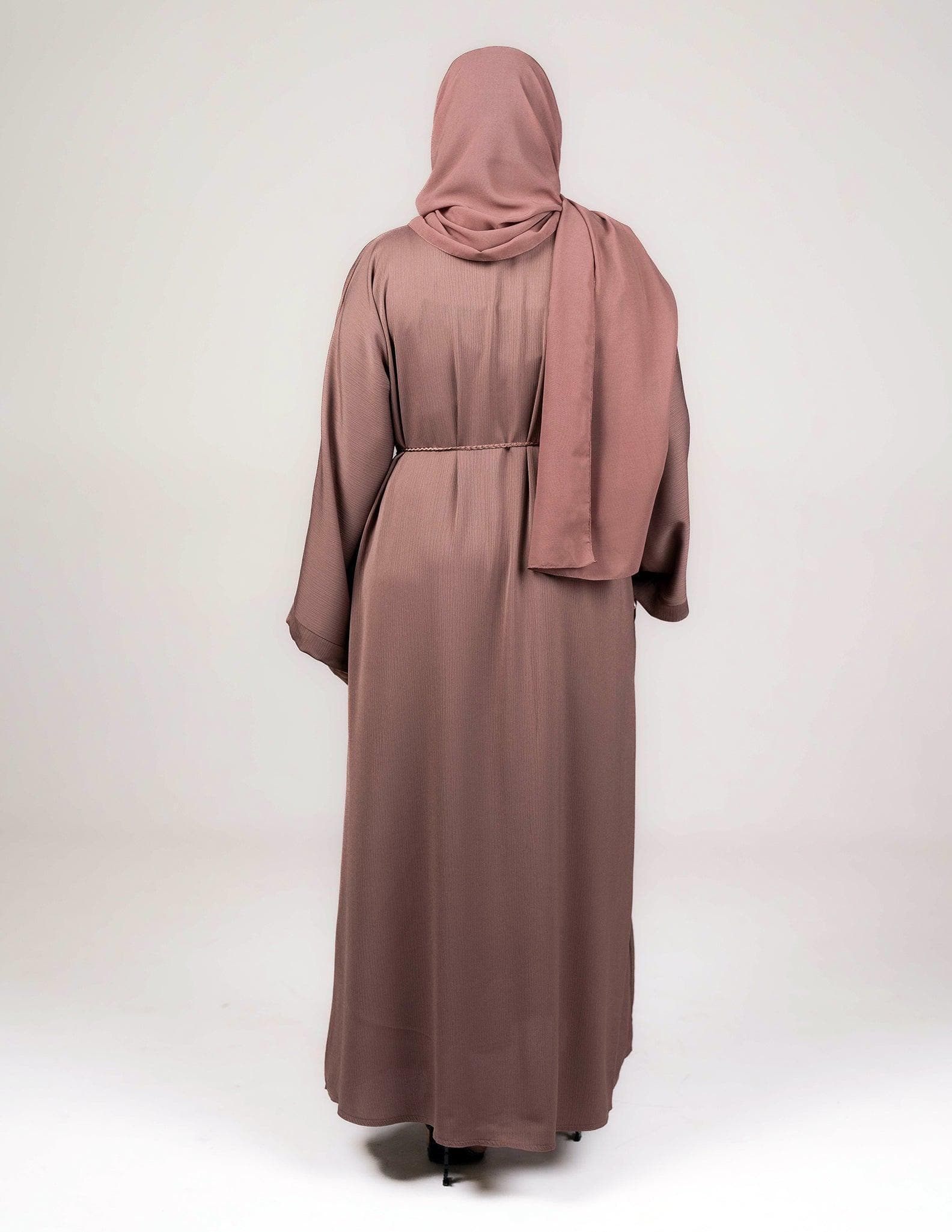 Essential Open Abaya - Rose Taupe - image 3