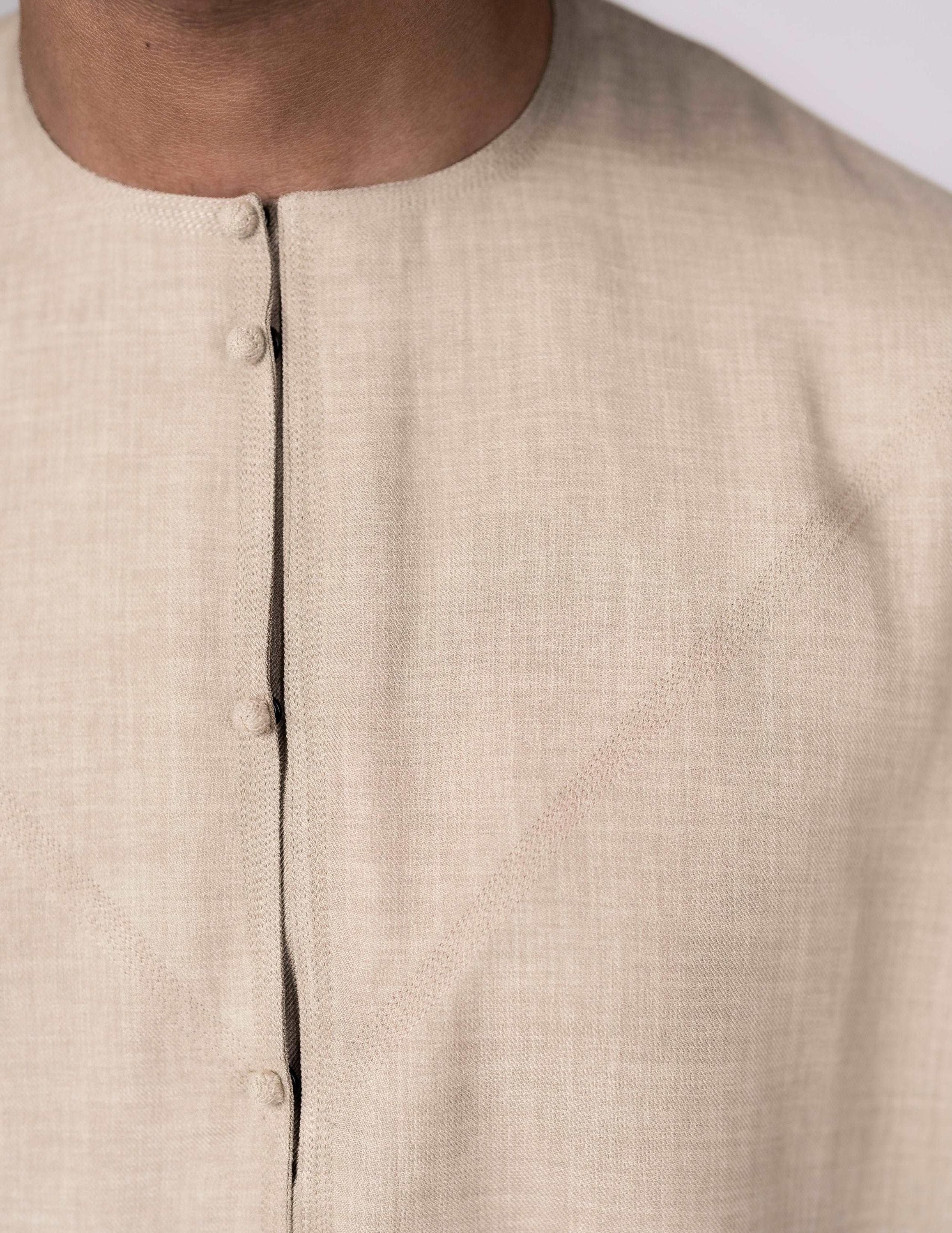 Rayaan Beige Emirati Thobe - image 5