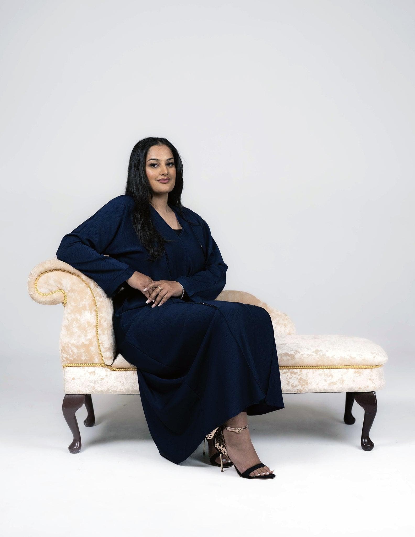 Essential Closed Meher Blue Abaya - image 5