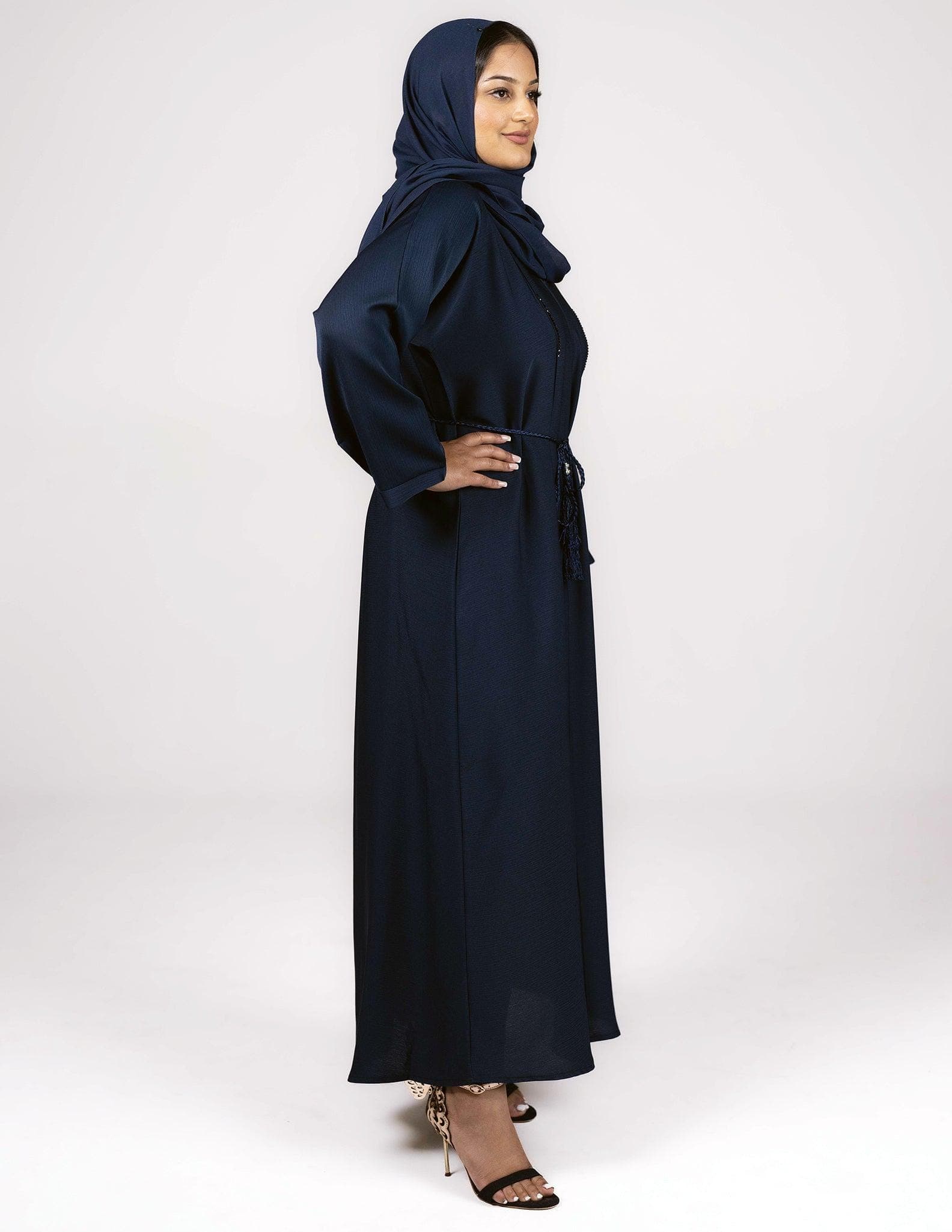 Essential Closed Meher Blue Abaya - image 4