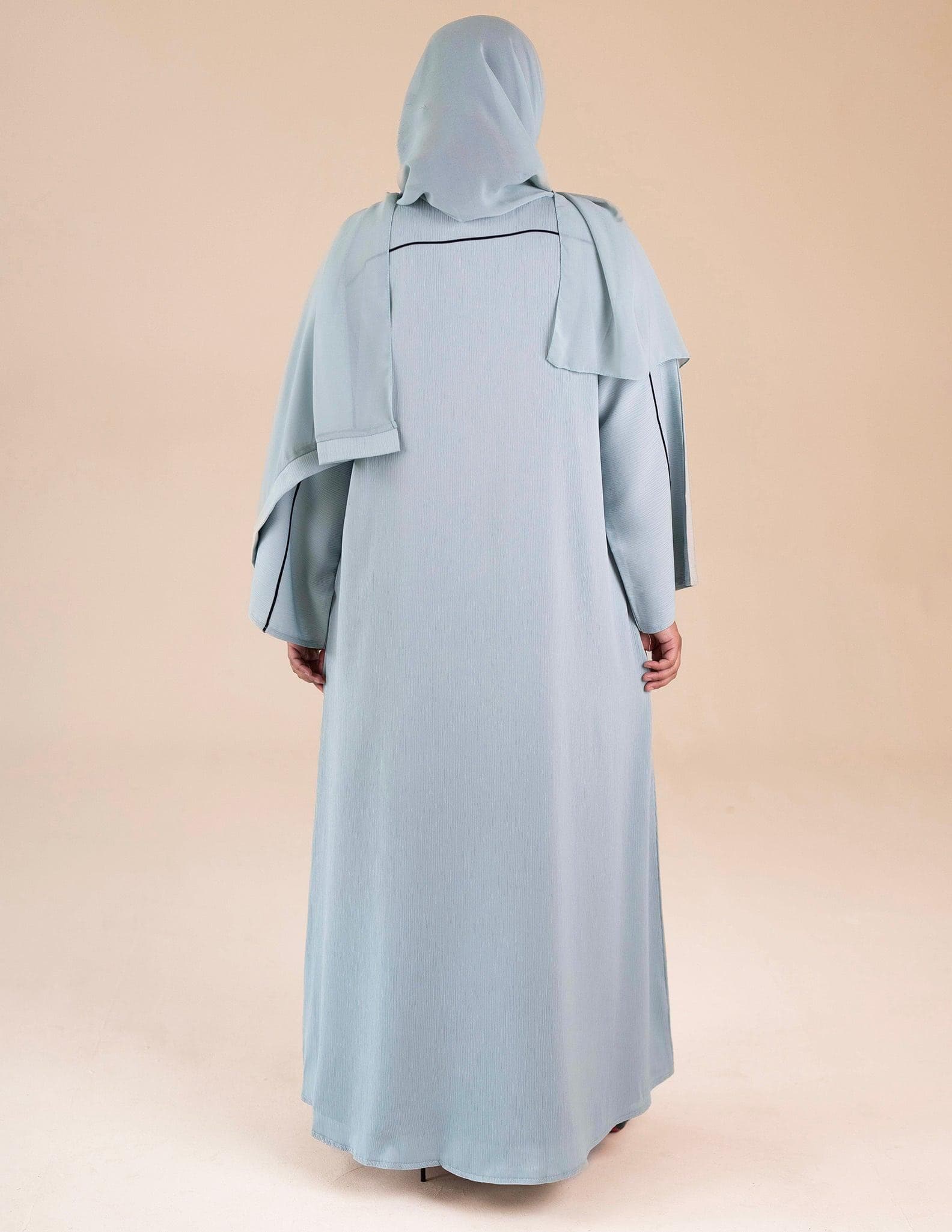 Essential Closed Fiza Blue Abaya - image 4