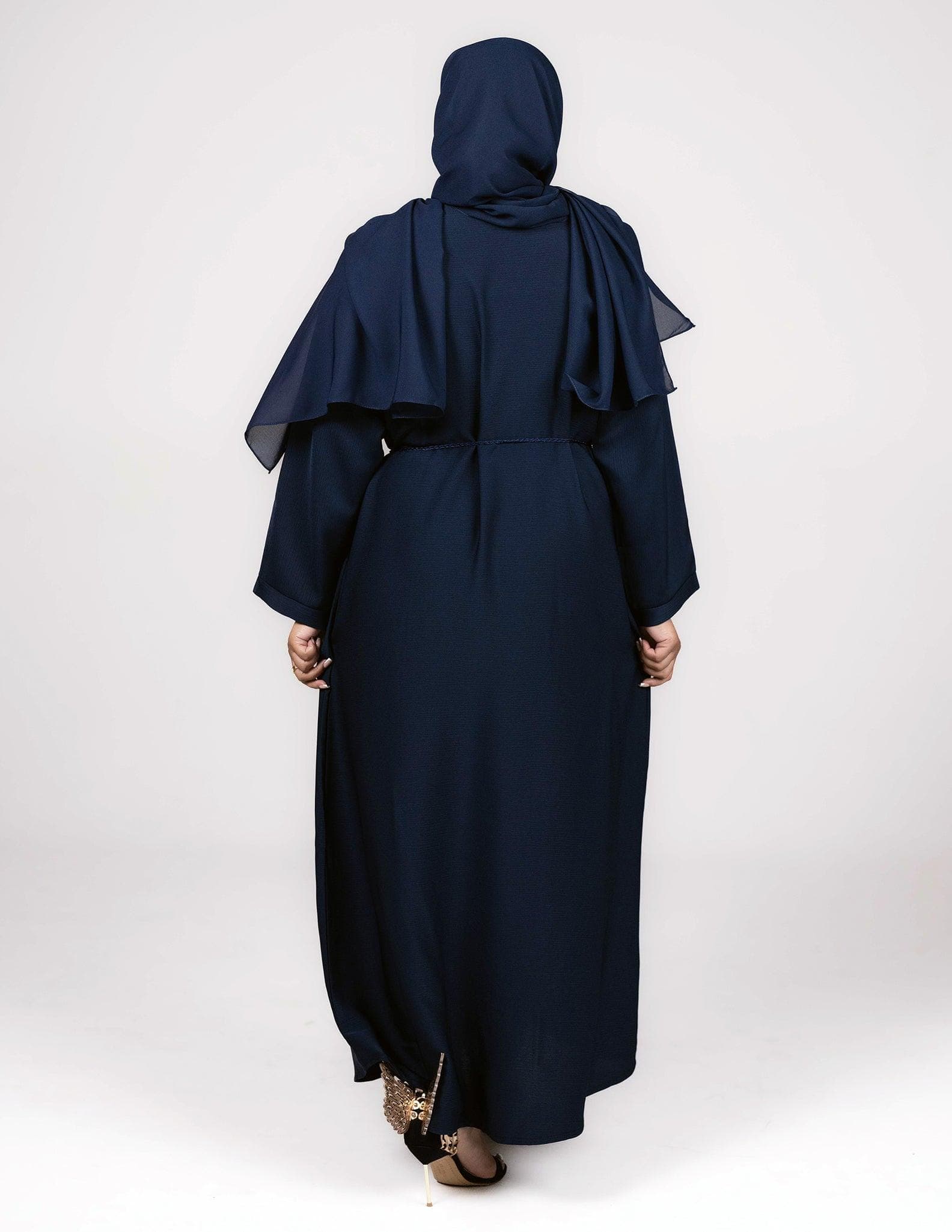 Essential Closed Meher Blue Abaya - image 3