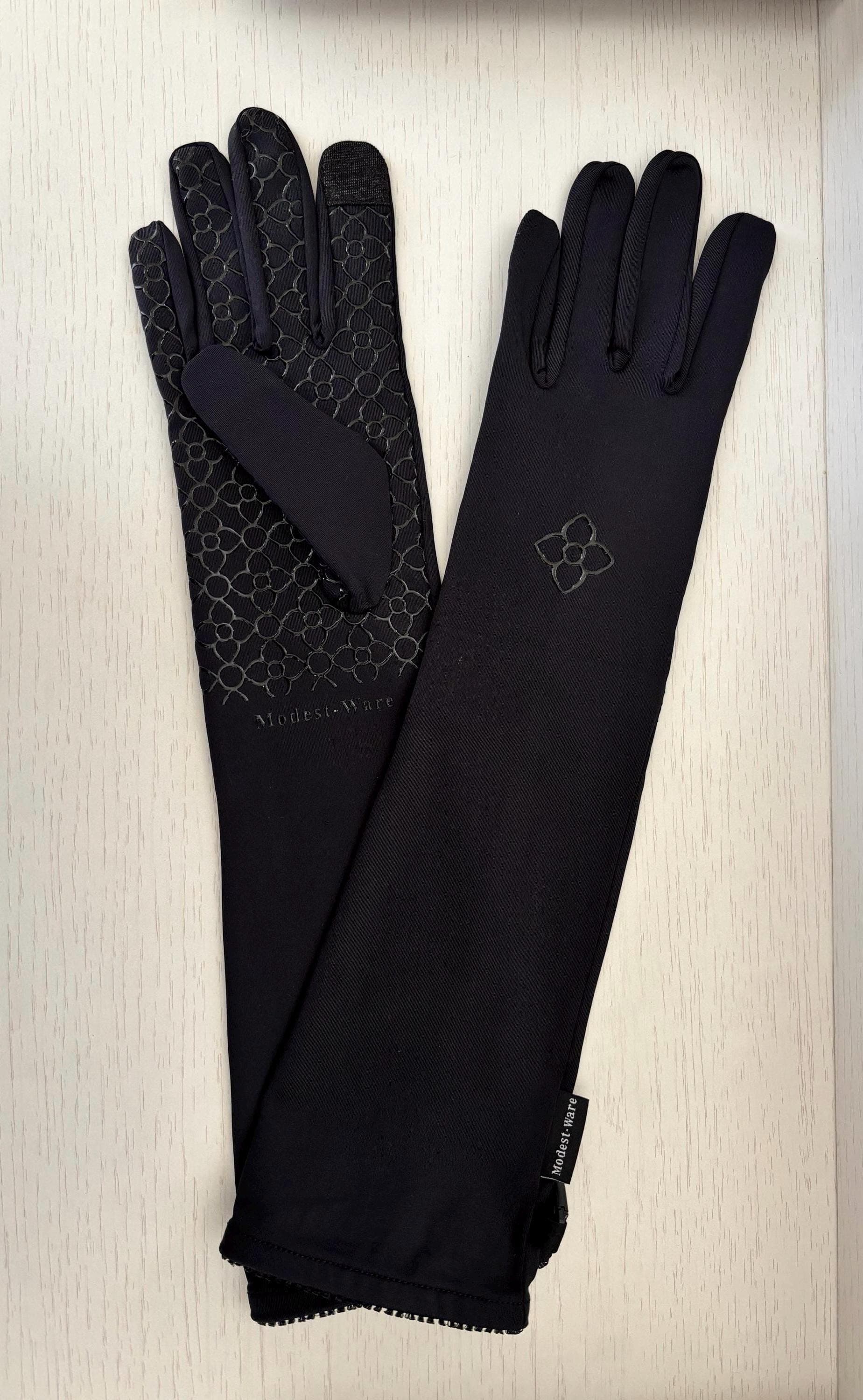 Luxury Hijab Non-slip Long Touchscreen Gloves