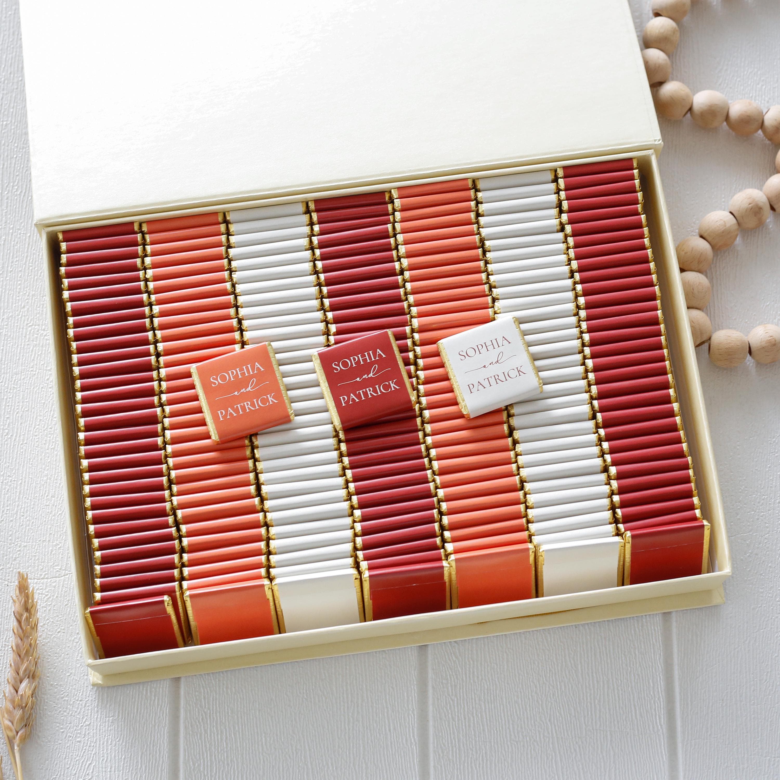 Personalized Luxury Wedding Chocolates, Custom Engagement Favors, Guest Keepsake Treats - image 5
