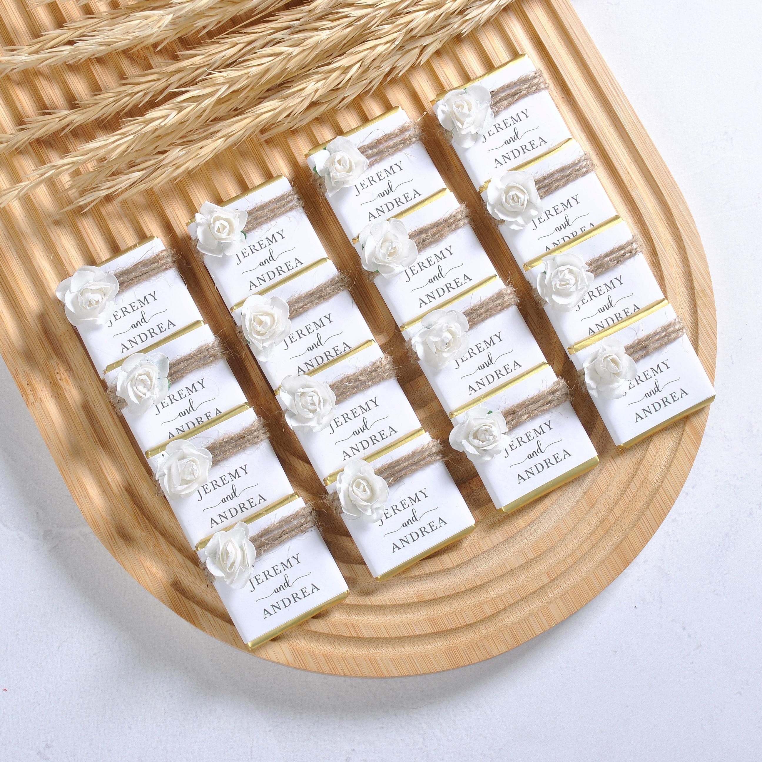 Flower Chocolate Favors: Personalized Wedding & Party Treats - image 4