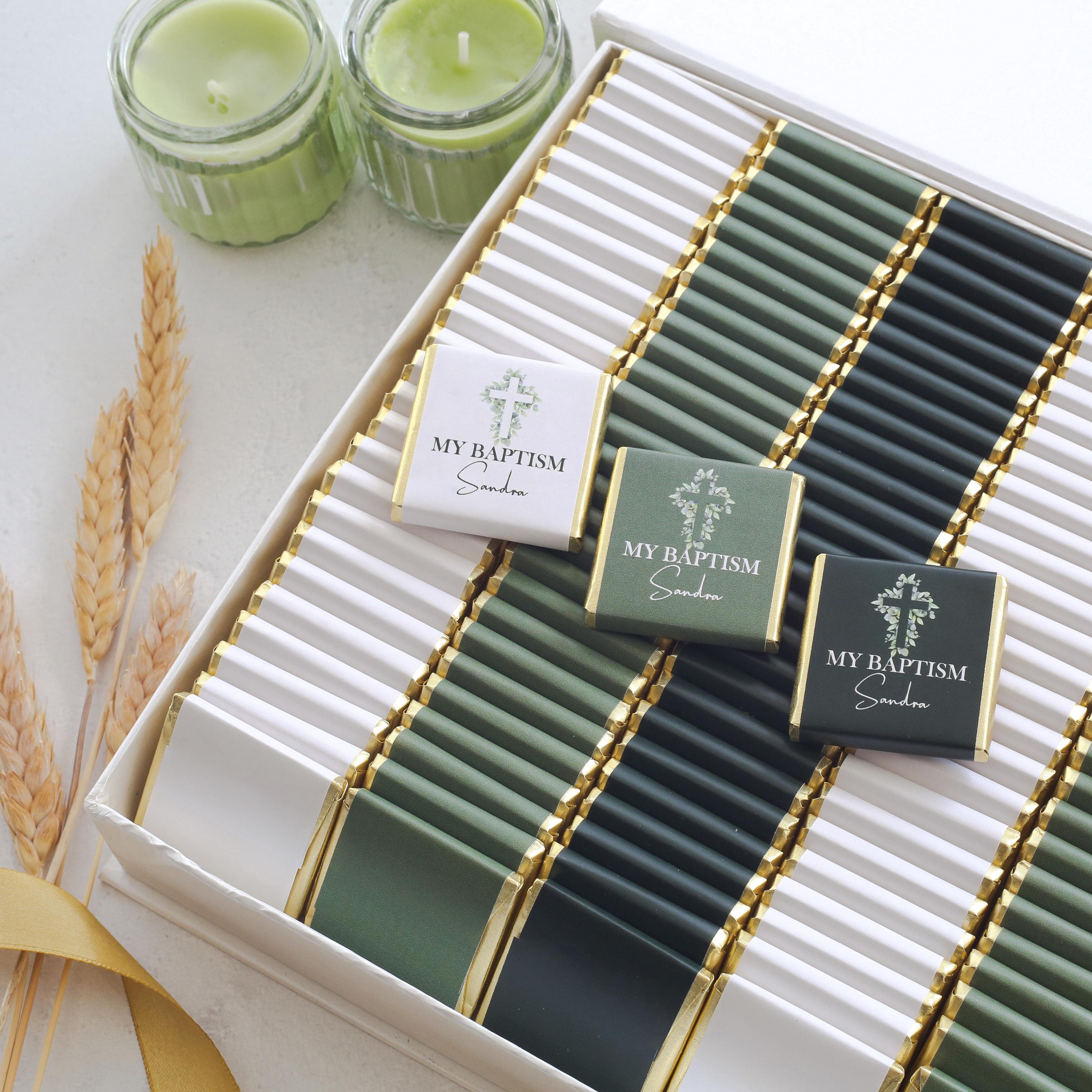 Custom Baptism Chocolate, Christening Favor, Chocolate Gift, Boy Baptism Favors, Engagement Chocolate, Mi Bautizo, Communion Favors, Baptême - image 4