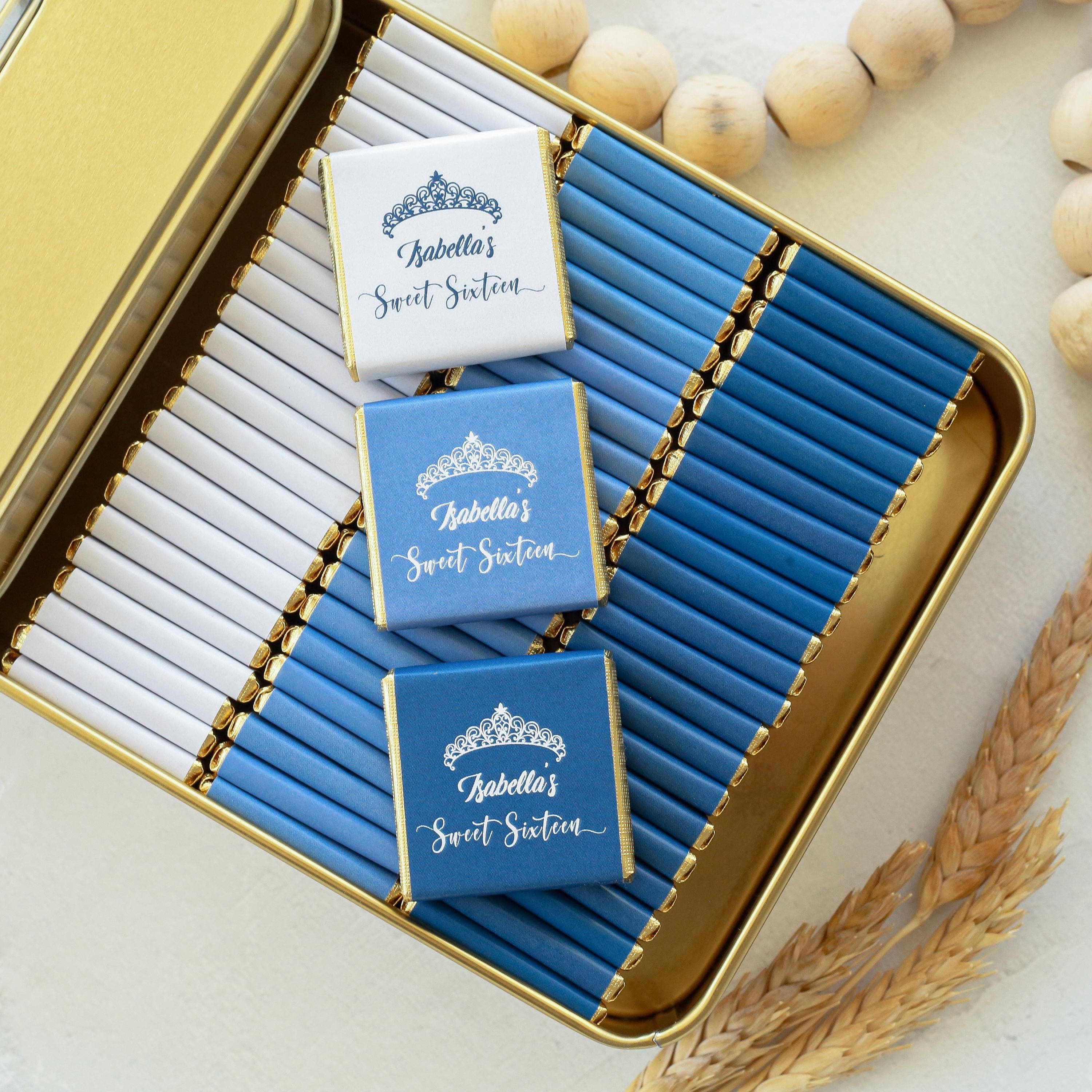 Personalized Sweet 16 Chocolate Favors: Quinceañera Birthday Party - image 3