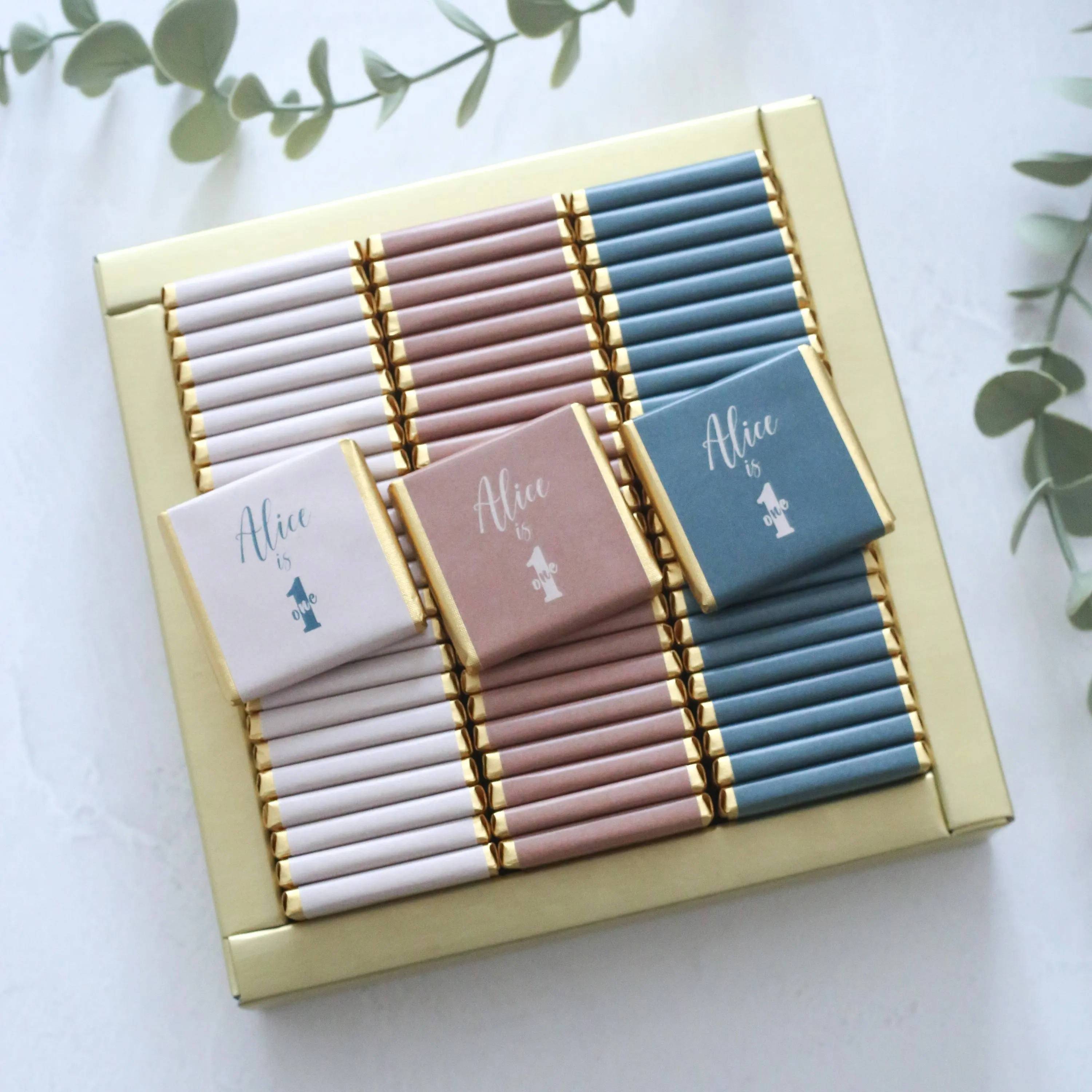 Custom Teddy Bear Birthday Chocolate , Welcome Baby Party Chocolate, Teddy Bear Party Favor, Baby Shower Chocolate, 50 Pcs Wedding Chocolate - image 2