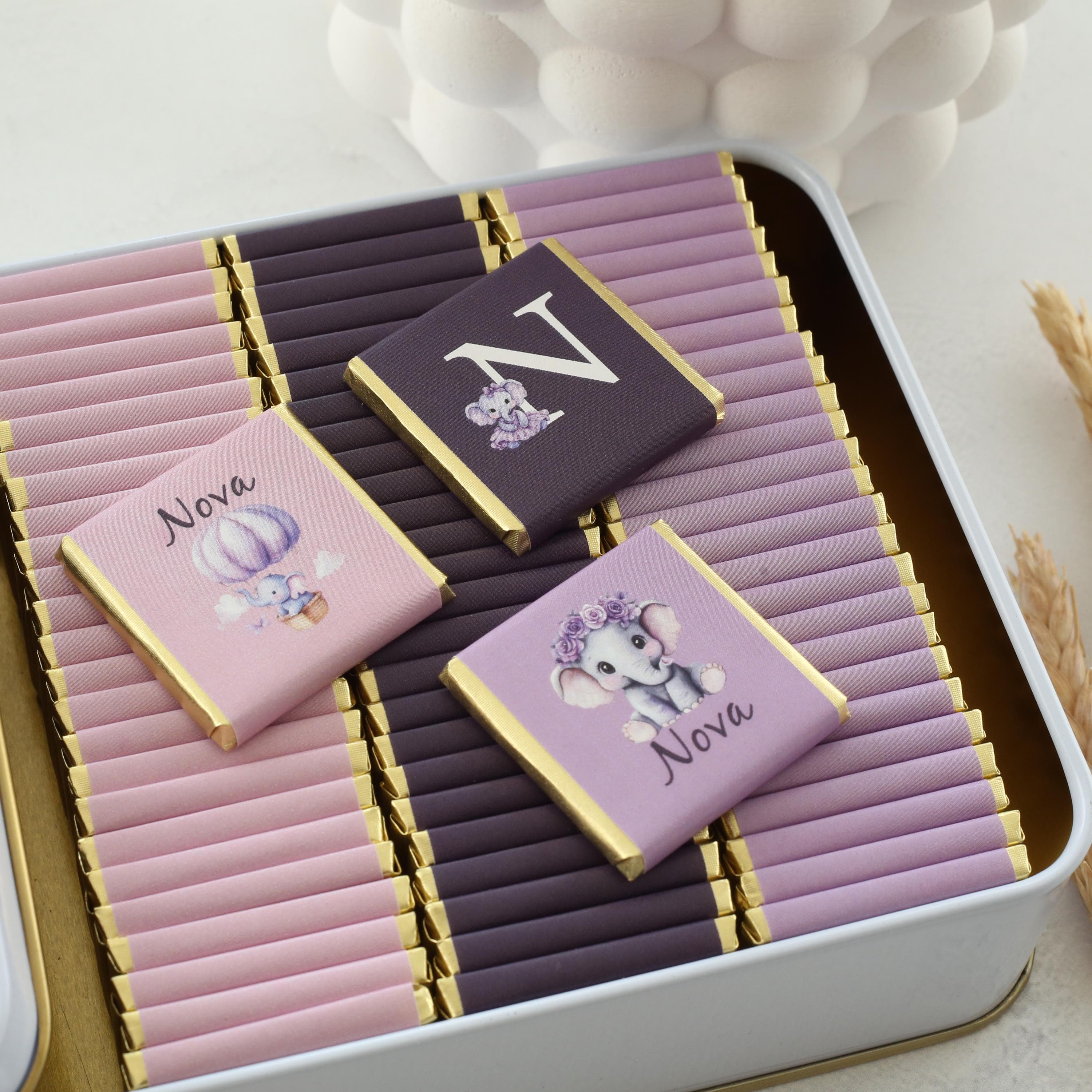 Baby Shower Chocolate Favors, Baby Shower Chocolate Favors for Guests, Personalised Chocolate Favors, Party Favors, Baby Shower Chocolate - image 4