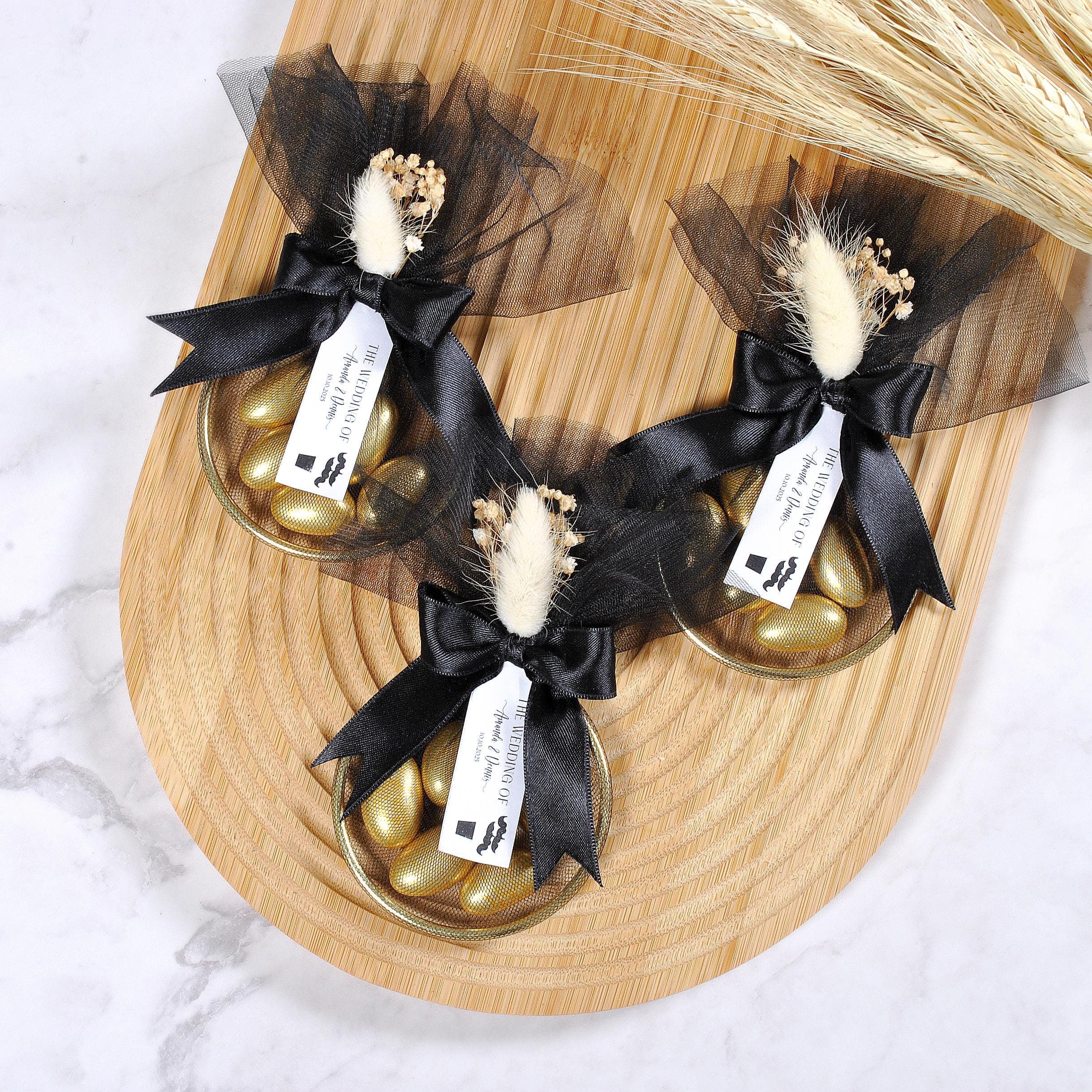 Personalized Wedding Favors: Chocolate Covered Almond Candy Gifts - image 4