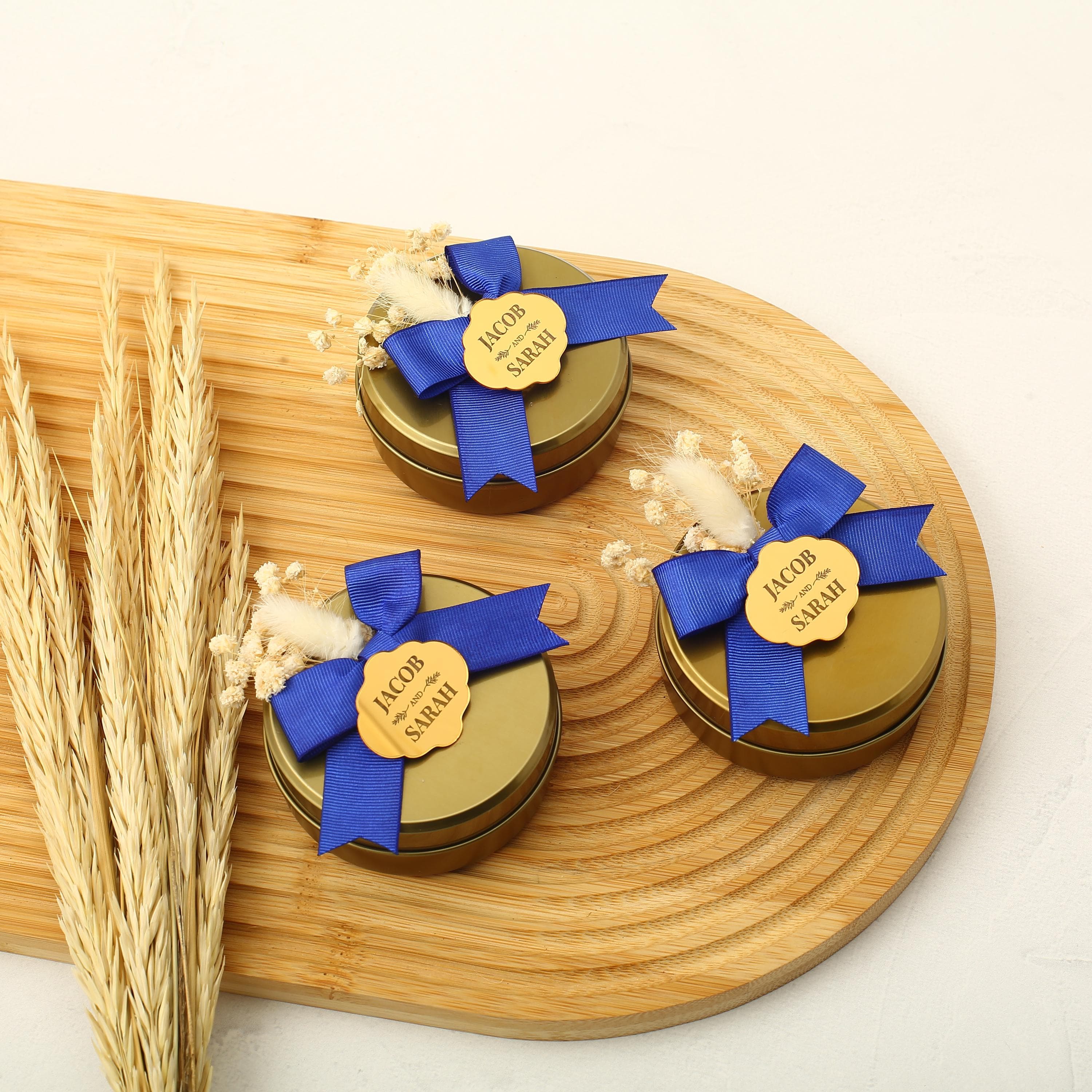 Personalized Baptism Candle Favors: Elegant Christening Gift - image 5