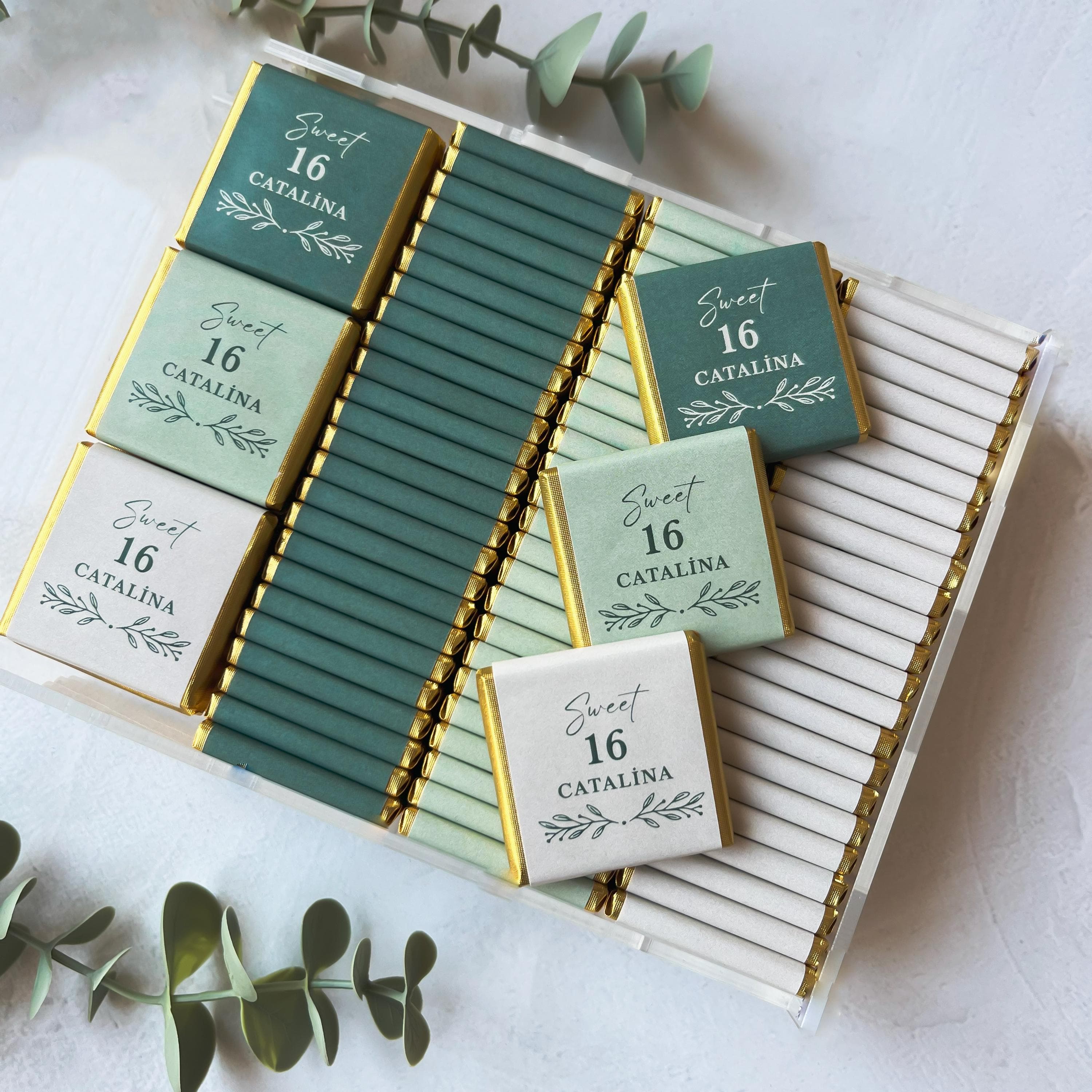 Personalized Sweet 16 Chocolate Favors: Quinceañera Birthday Party, Birthday Chocolate, Sweet 15 Party Favors, Mis Anos, Chocolate Favors - image 3