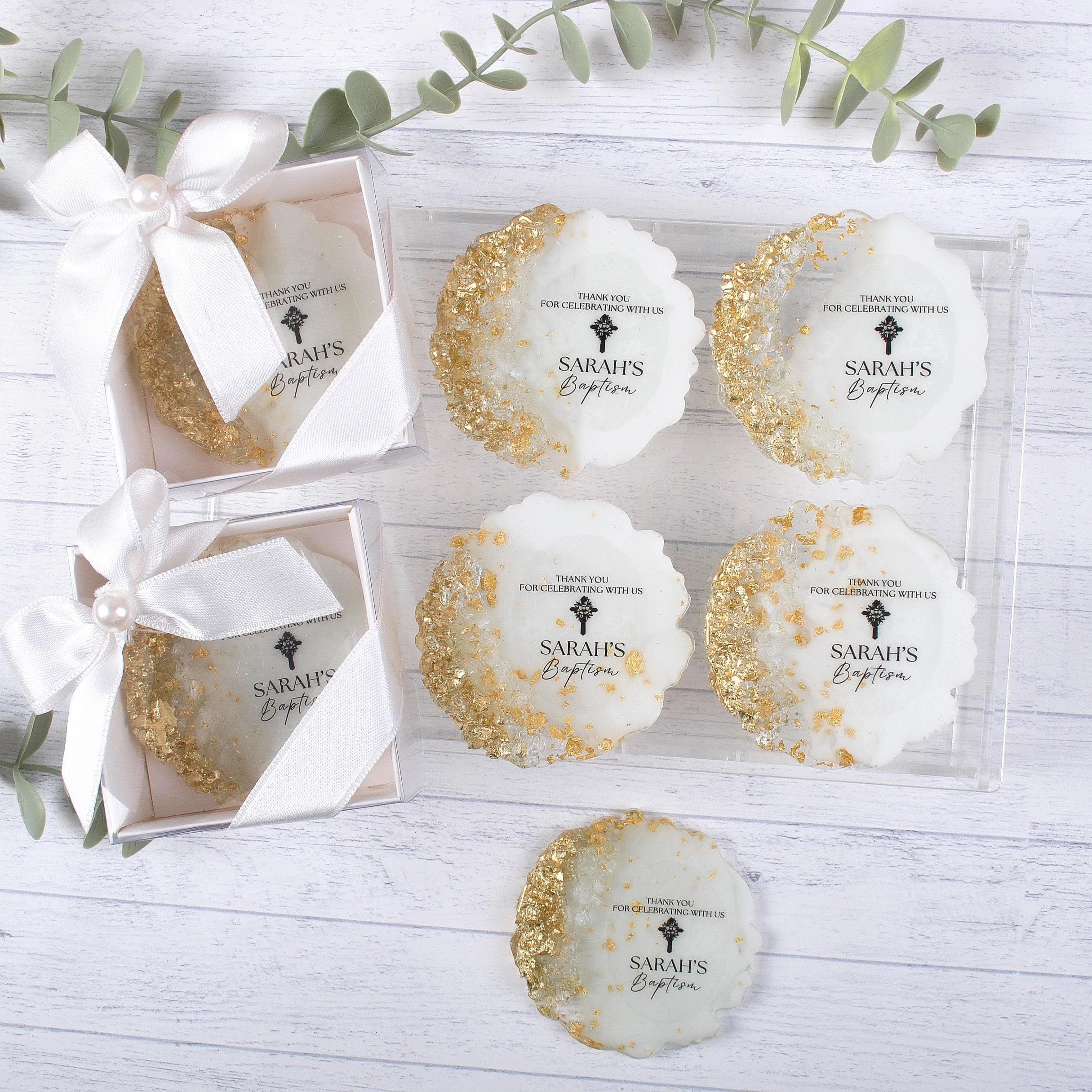 Personalized Epoxy Fridge Magnet | Custom Wedding, Engagement, Baby Shower, Birthday Favors | Resin Photo Magnet - image 5