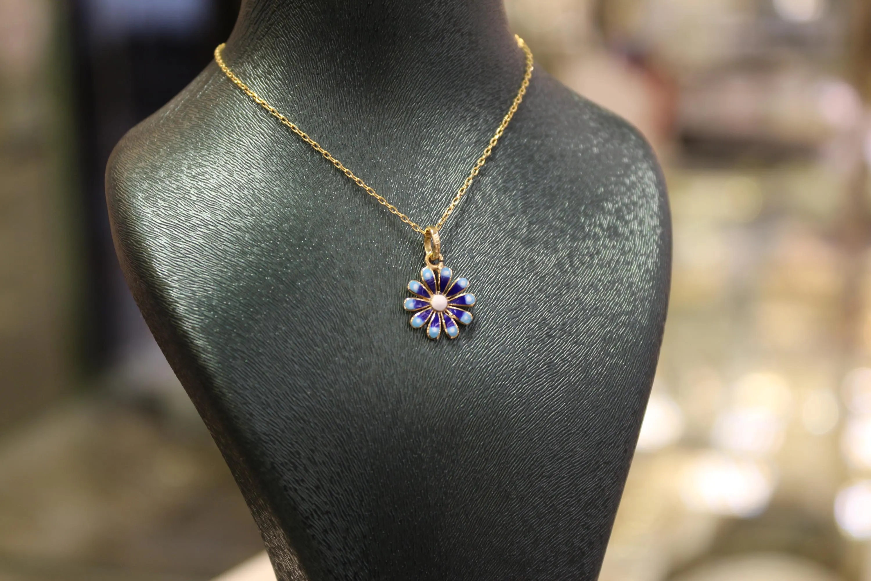 14k Daisy Pendant, 14k Flower Necklace, Daisy Charm, Dainty Everyday, Daisy Flower Gift, Gold Necklace,14k Gold Jewelry, Daisy Necklace Gift - image 5