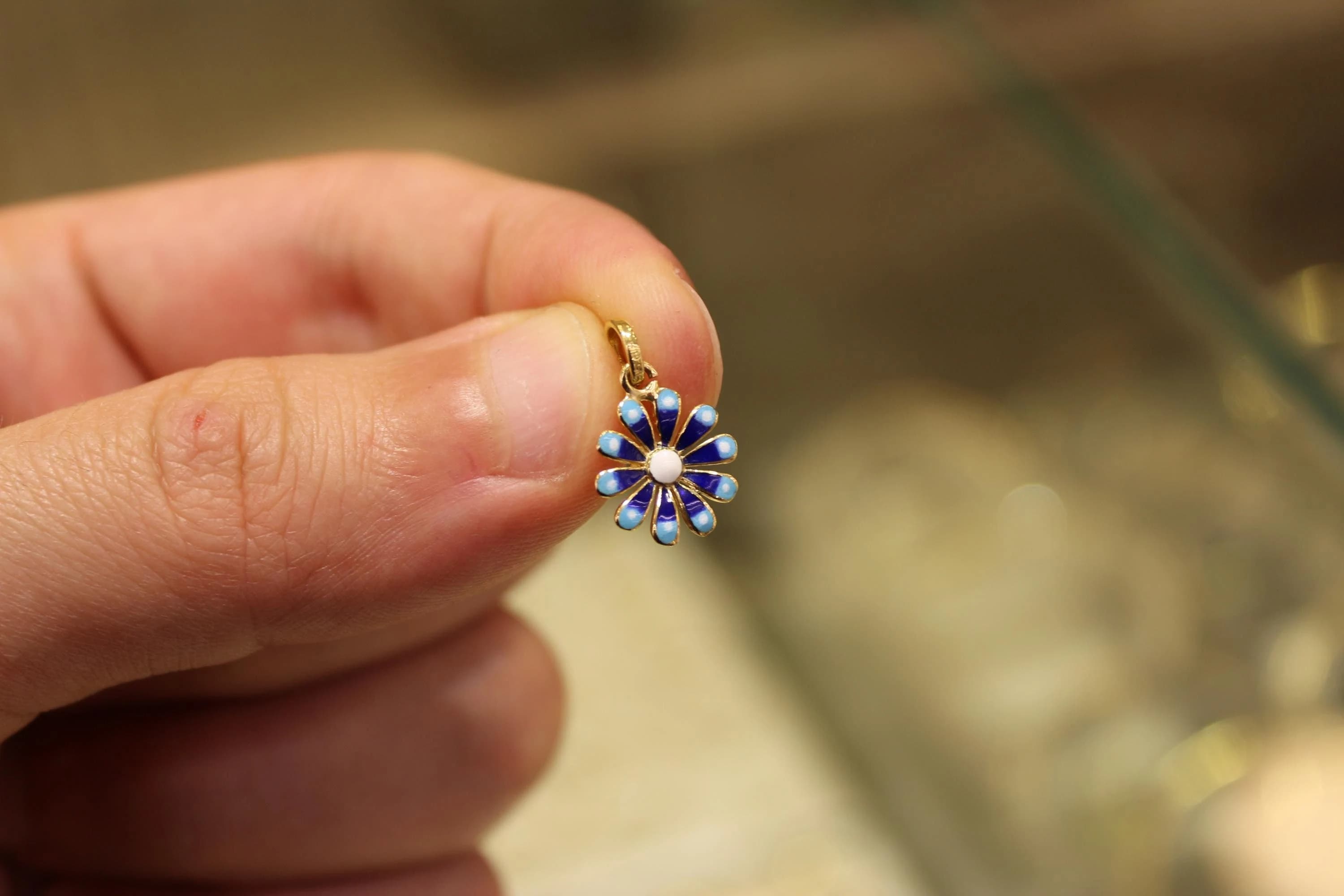 14k Daisy Pendant, 14k Flower Necklace, Daisy Charm, Dainty Everyday, Daisy Flower Gift, Gold Necklace,14k Gold Jewelry, Daisy Necklace Gift