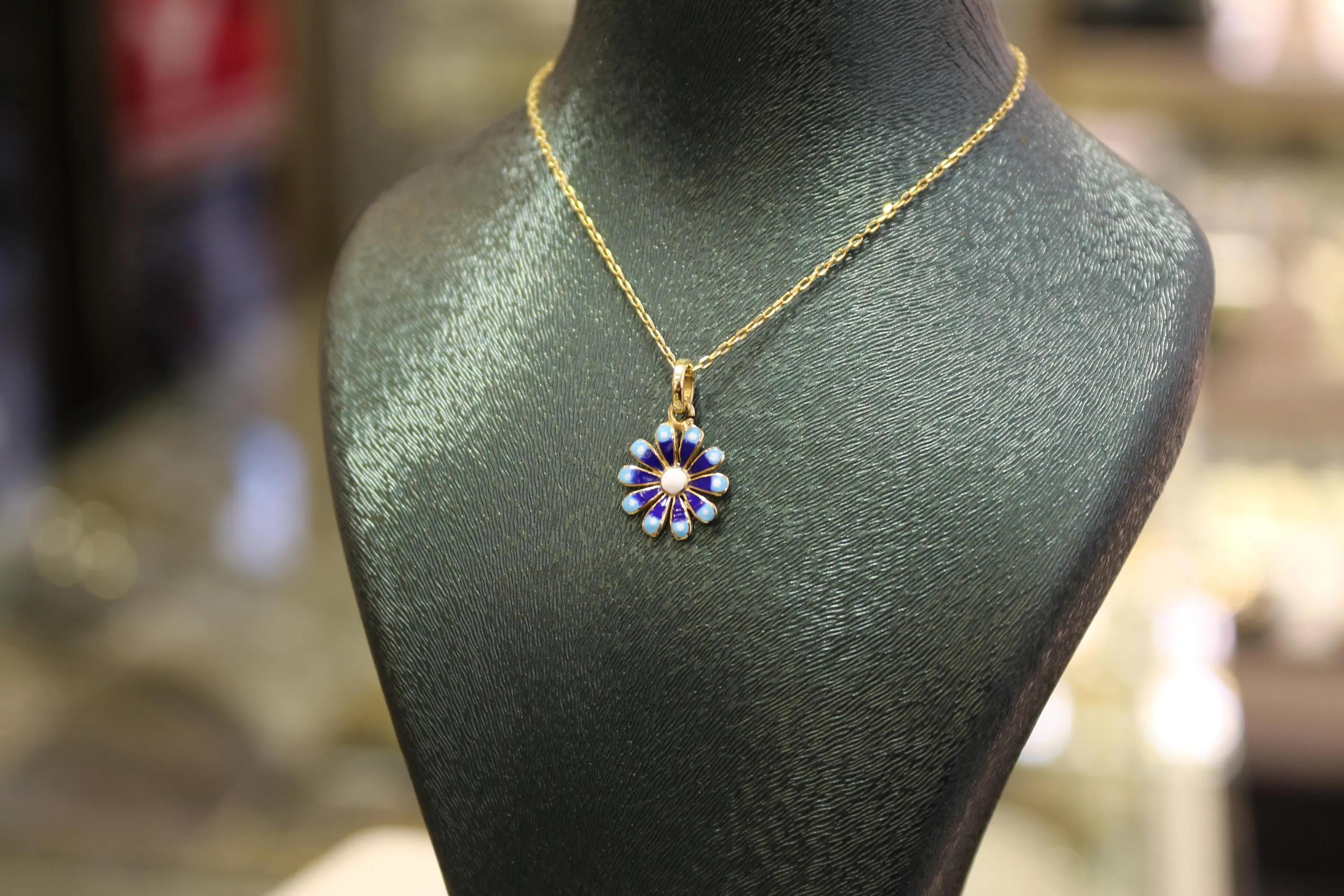 14k Daisy Pendant, 14k Flower Necklace, Daisy Charm, Dainty Everyday, Daisy Flower Gift, Gold Necklace,14k Gold Jewelry, Daisy Necklace Gift - image 4